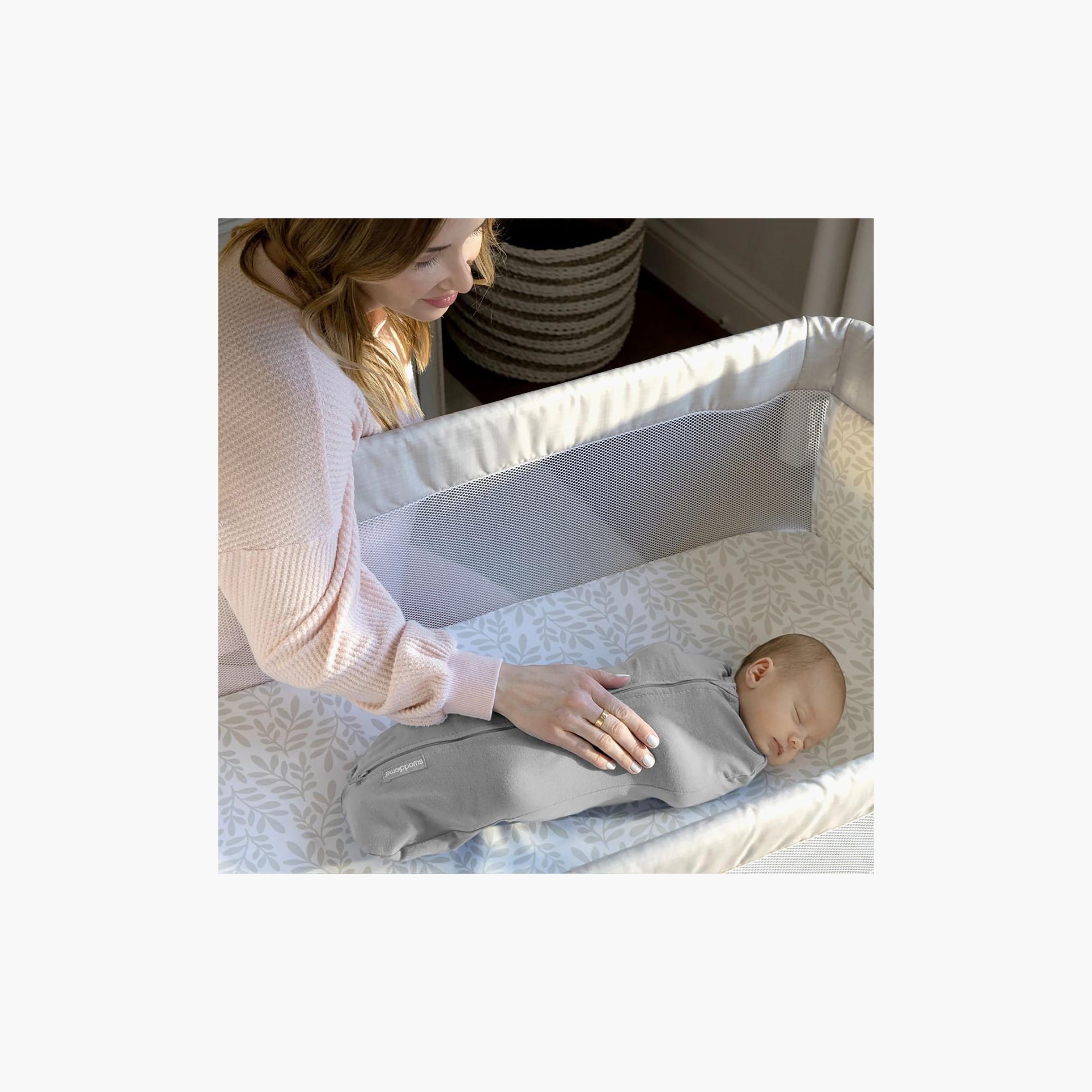 Ingenuity 2-Piece 1.0 TOG SwaddleMe Pod Swaddle - Little Bees - 0-2 Months-baby-nursery-blanketsandswaddles-swaddlesandsleepingbags-image-5