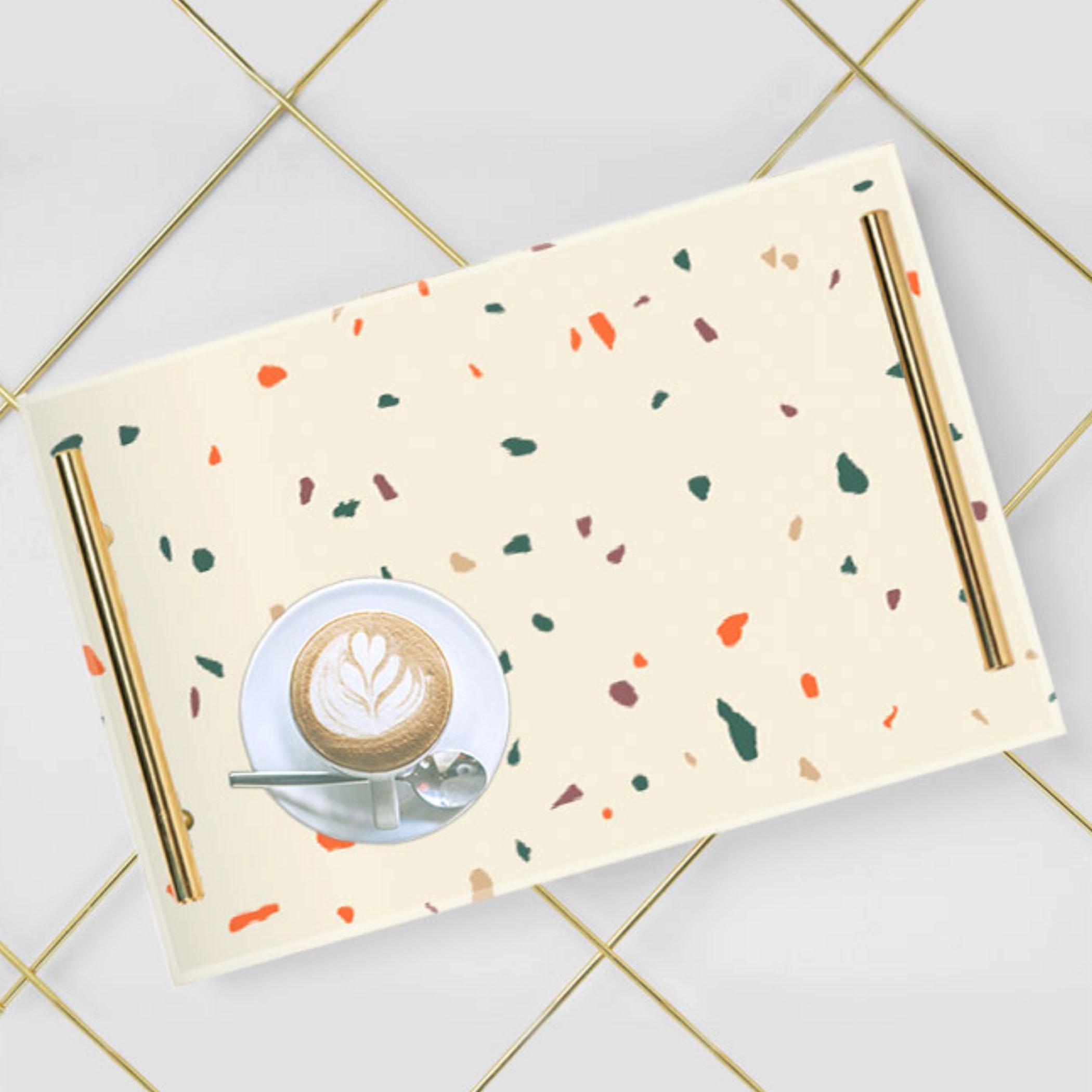 Decorative Acrylic Serving Tray with Gold Metal Handles and Marble Design 24×34 cm-household-dining-serveware-servingtrays-image-6