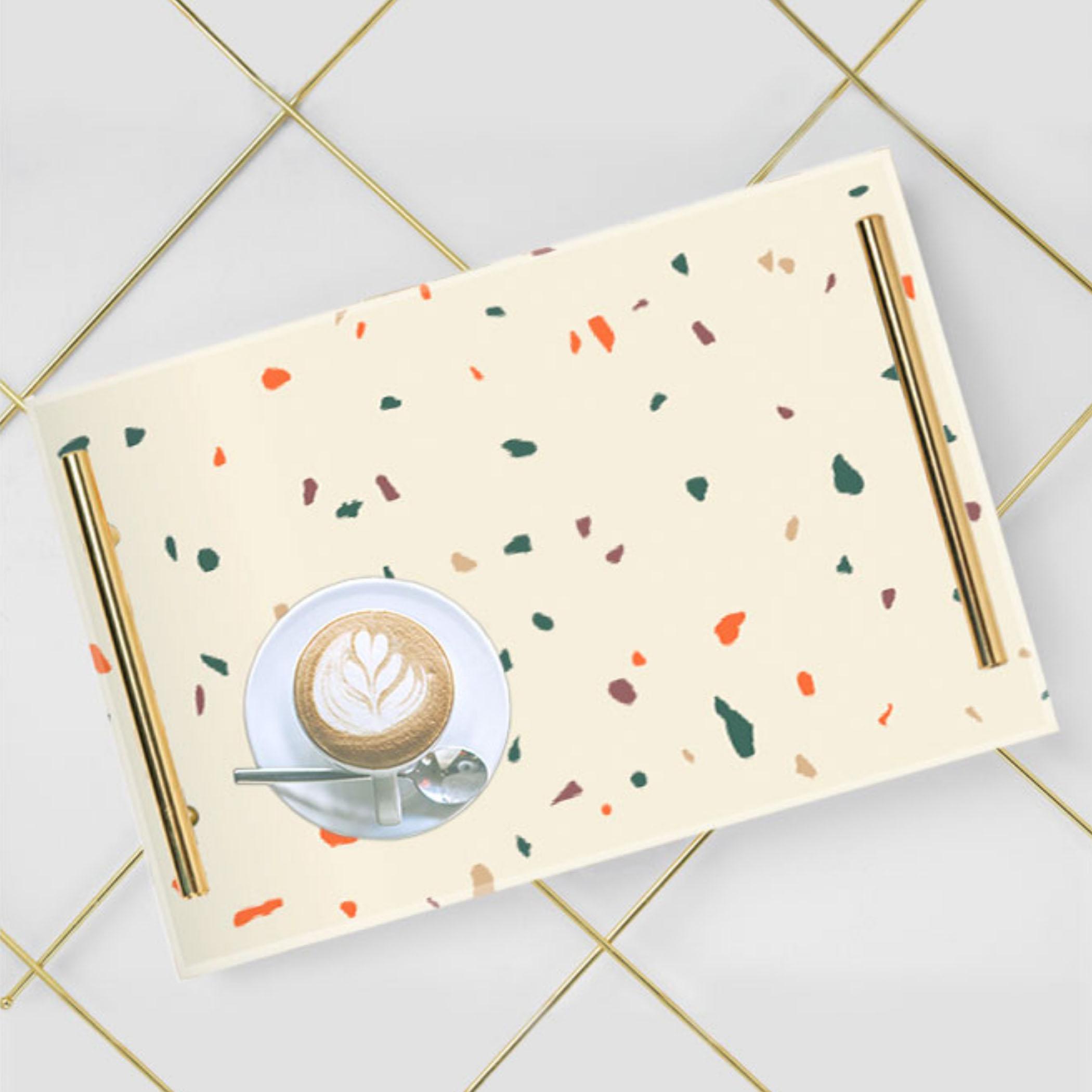 Decorative Acrylic Serving Tray with Gold Metal Handles and Marble Design 20×30 cm-household-dining-serveware-servingtrays-image-4