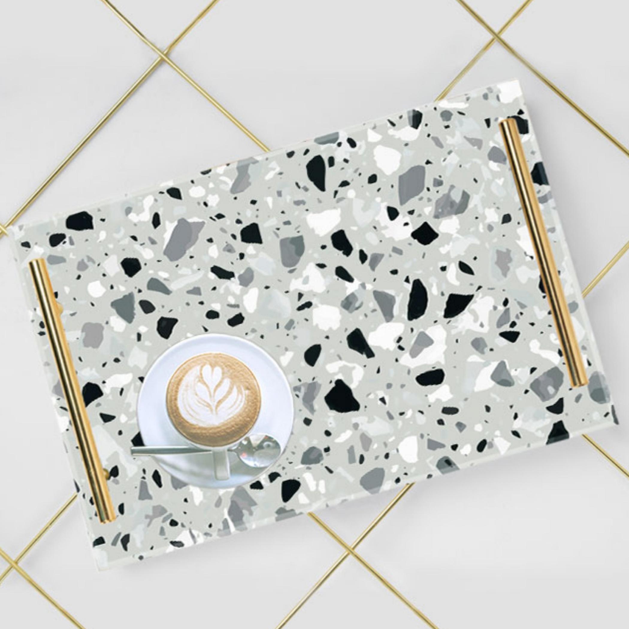 Decorative Acrylic Serving Tray with Gold Metal Handles and Marble Design 24×34 cm-household-dining-serveware-servingtrays-image-4