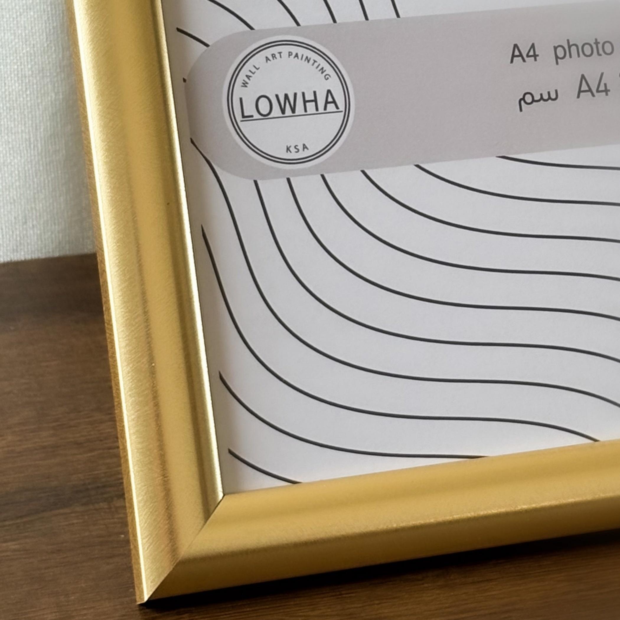 Gold A4 Photo Frame Tabletop Display-household-walldecorandmirrors-photoframes-image-4
