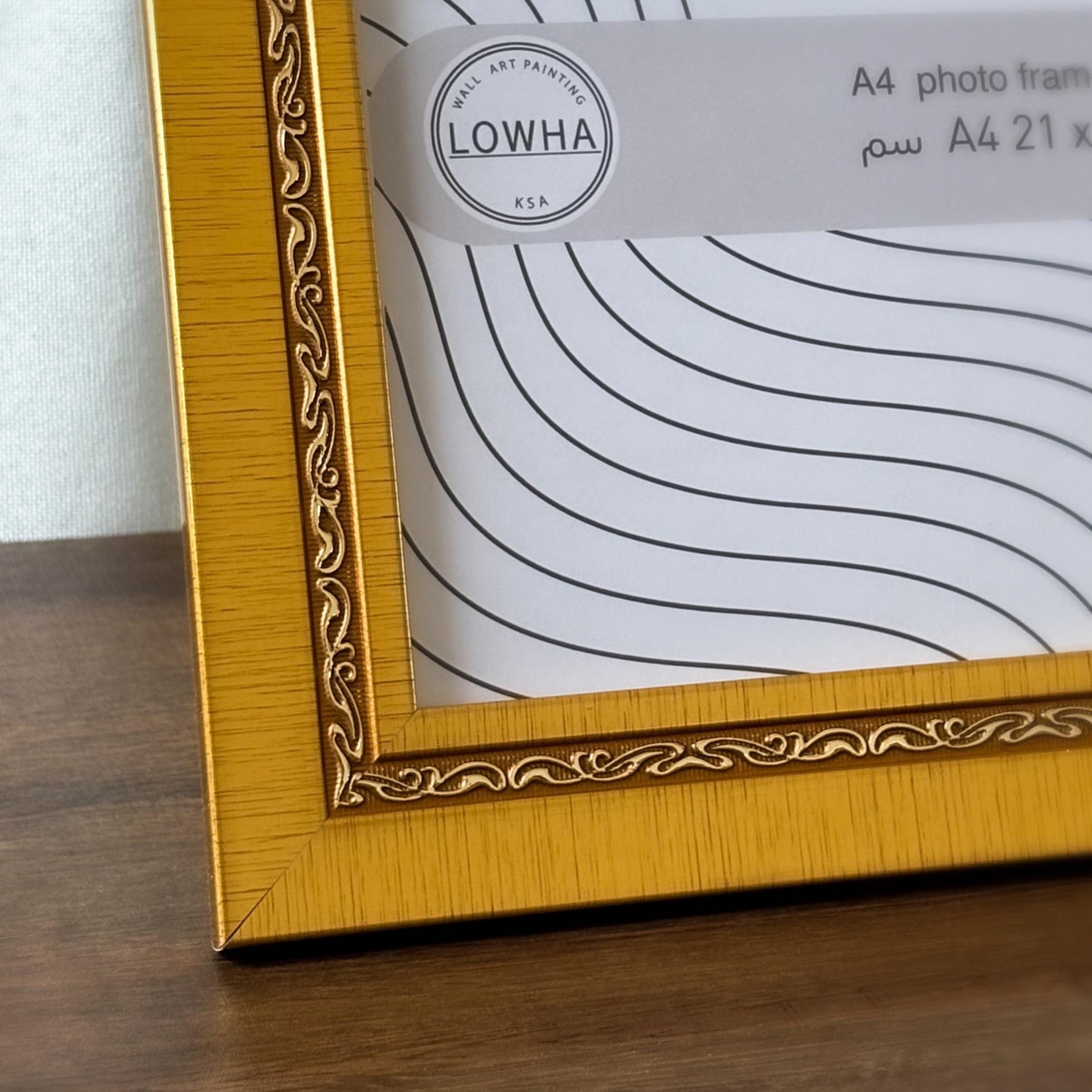 Ornate Gold Tabletop Photo Frame A4-household-walldecorandmirrors-photoframes-image-2