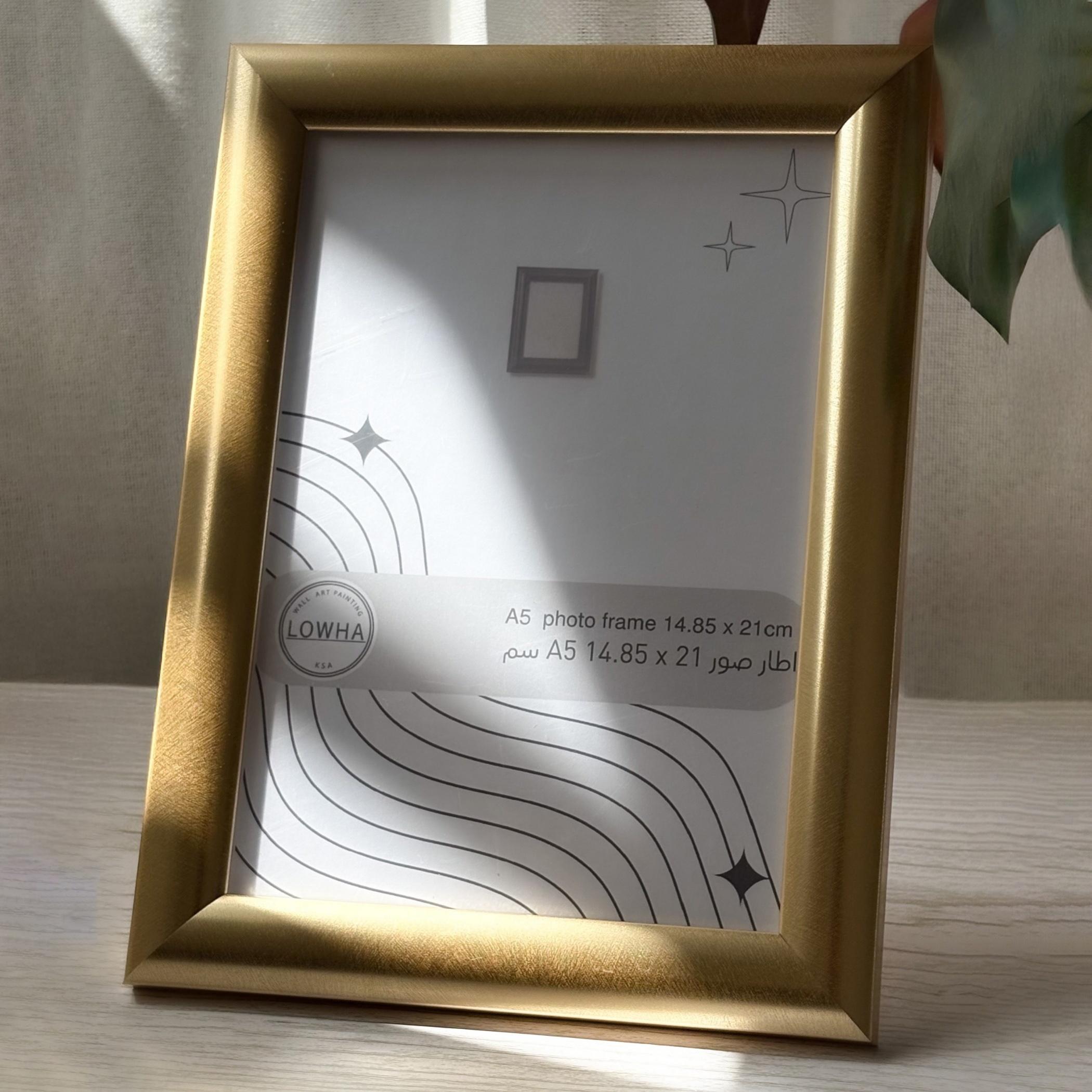 Gold A5 Photo Picture Frame-household-walldecorandmirrors-photoframes-image-1