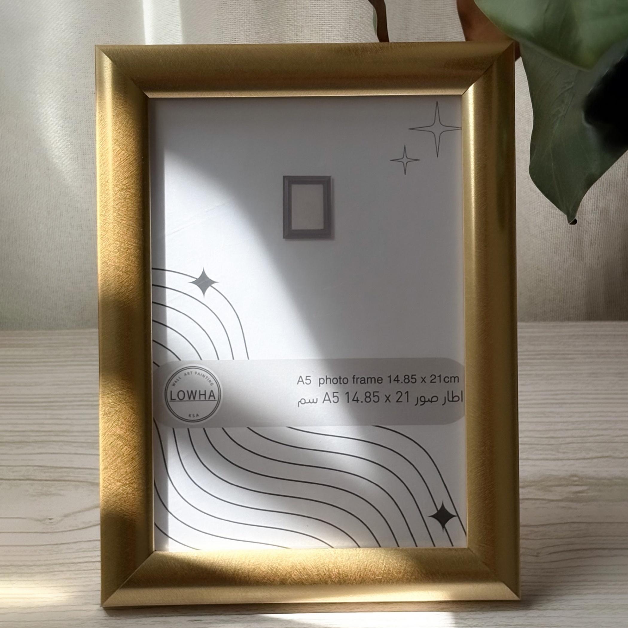Gold A5 Photo Picture Frame-household-walldecorandmirrors-photoframes-image-2