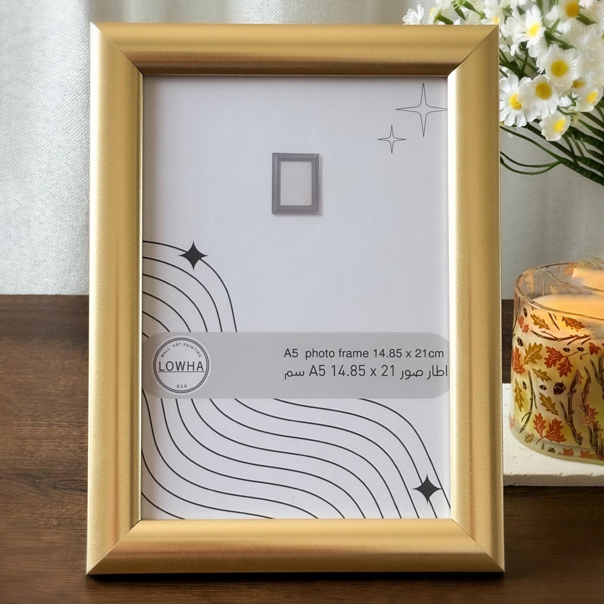 Gold A5 Photo Picture Frame-household-walldecorandmirrors-photoframes-image-3