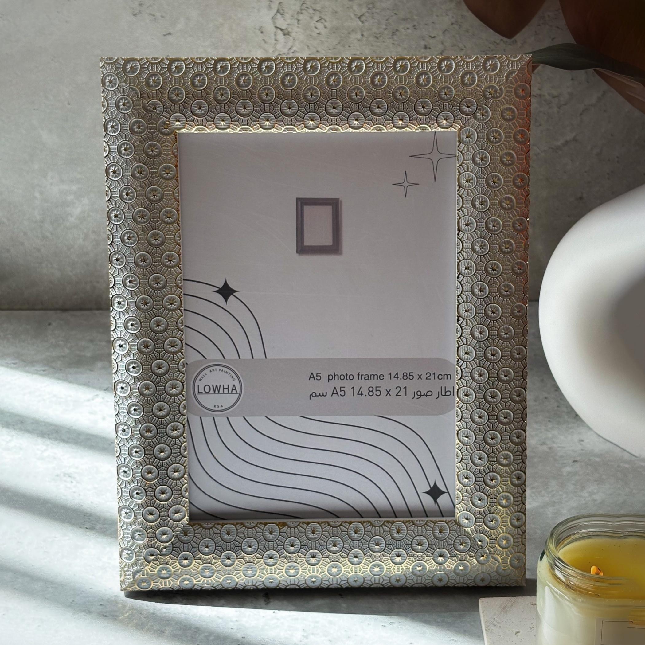 Ornate Tabletop Photo Frame A5-household-walldecorandmirrors-photoframes-image-1