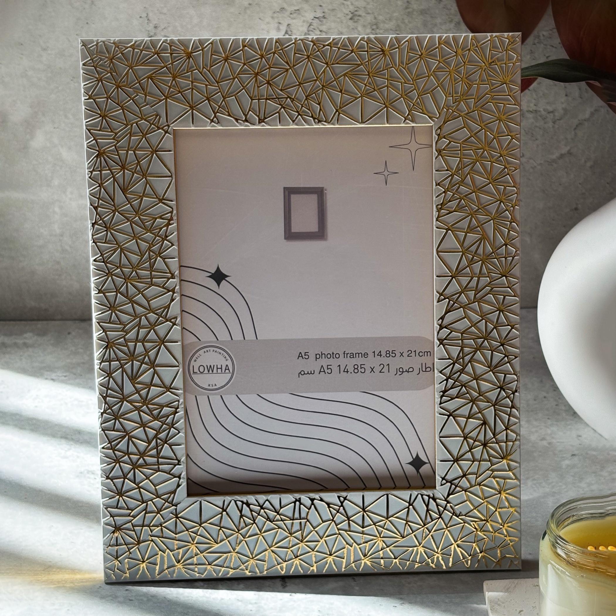 Geometric Tabletop Photo Frame A5-household-walldecorandmirrors-photoframes-image-3