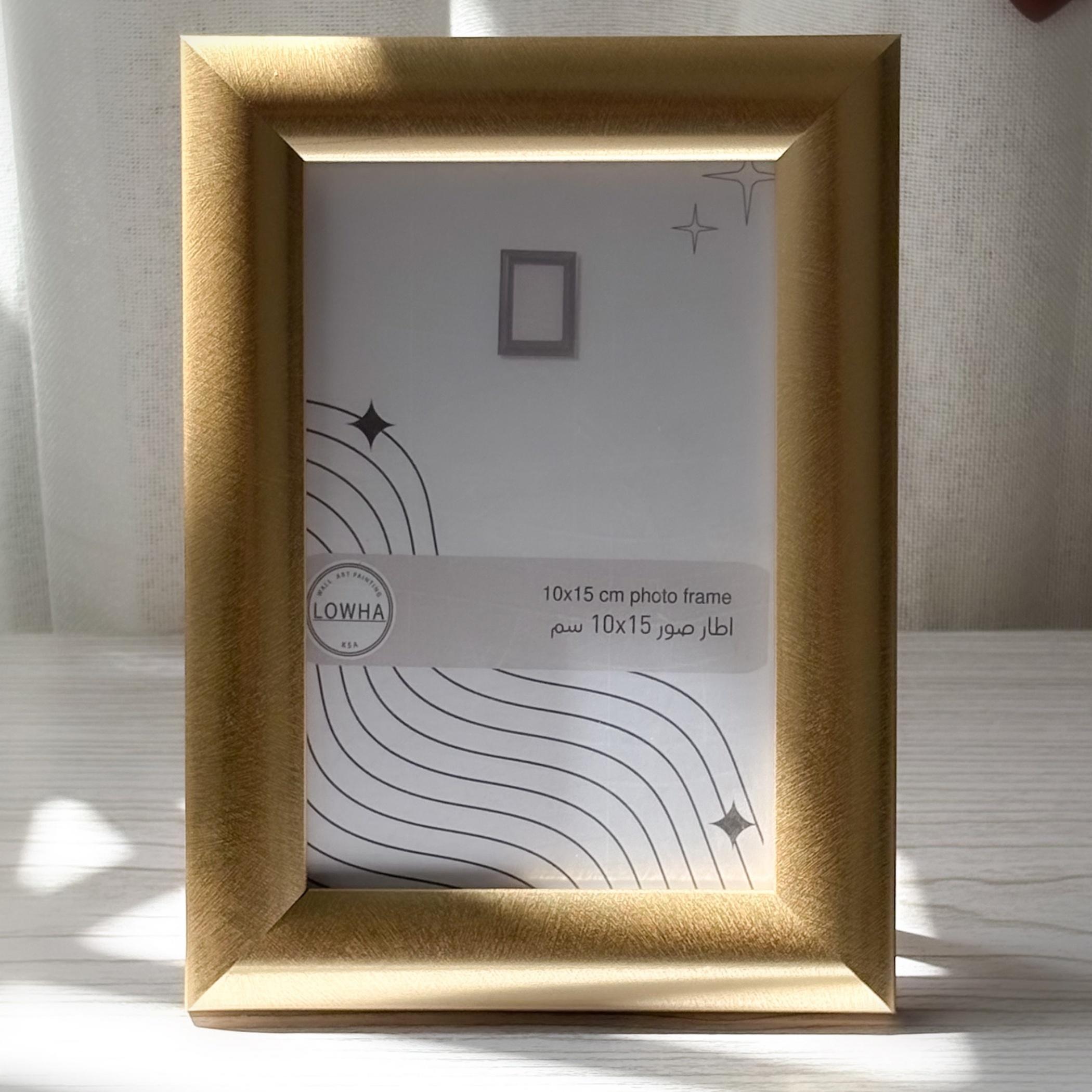 Gold Tabletop Photo Frame 10x15 cm-household-walldecorandmirrors-photoframes-image-4