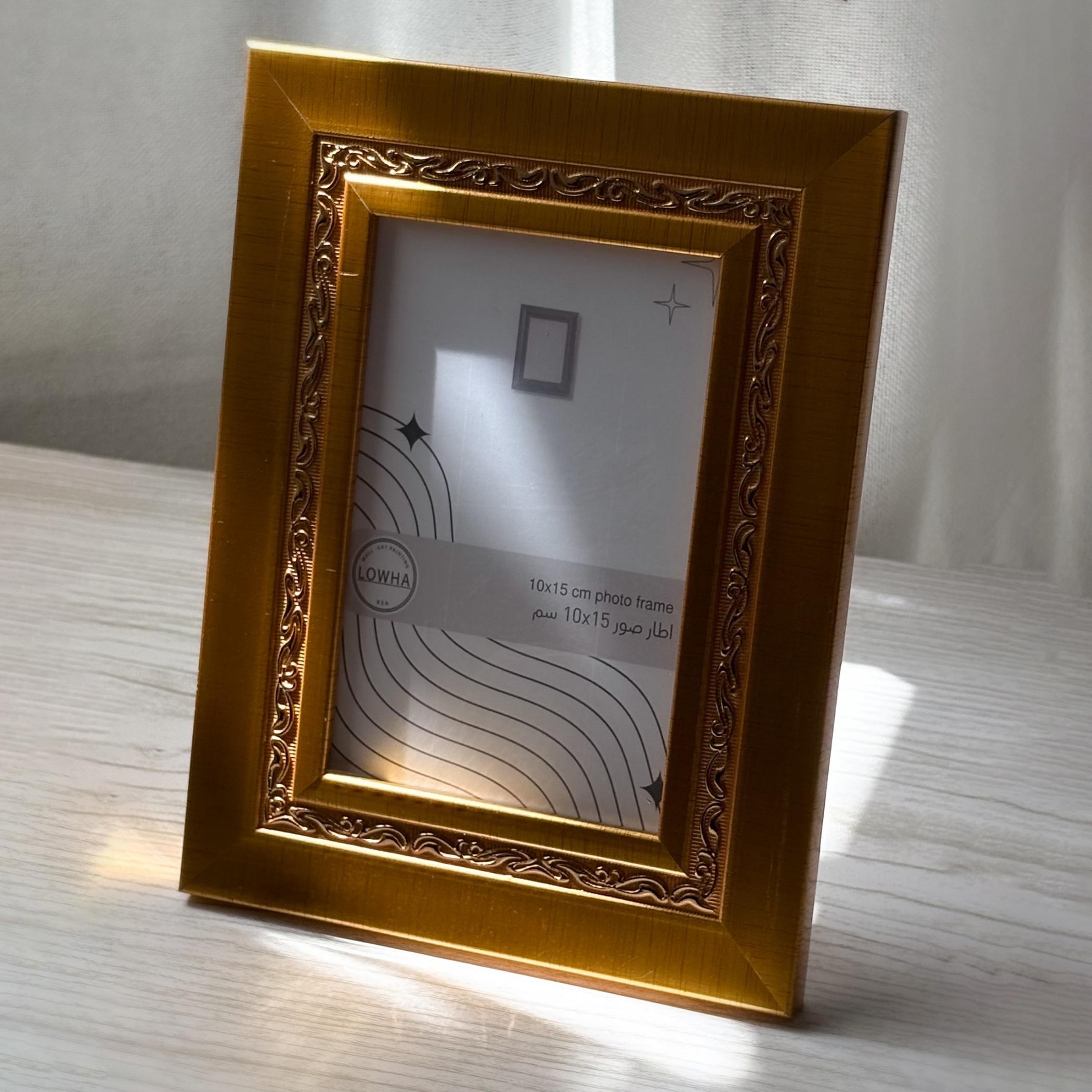 Ornate Gold Tabletop Photo Frame 10x15 cm-household-walldecorandmirrors-photoframes-image-5