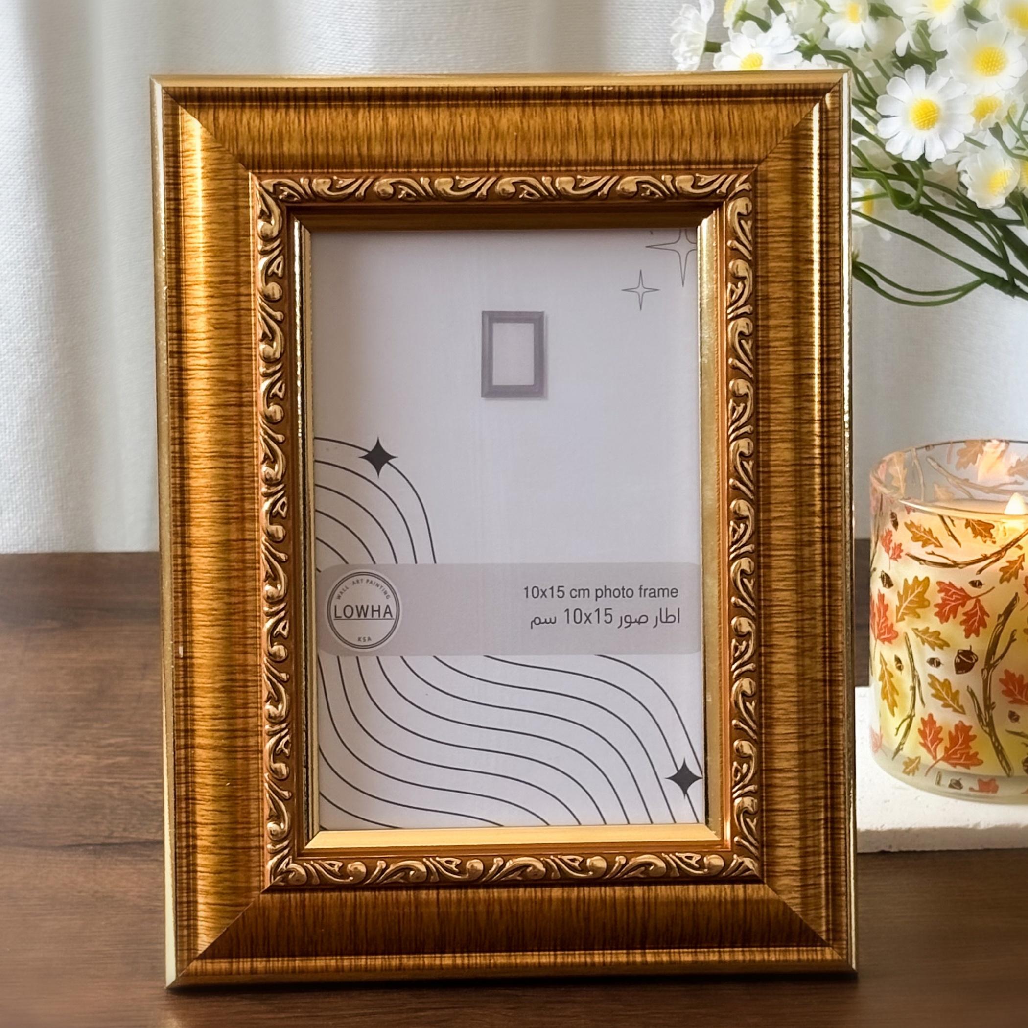 Ornate Gold Tabletop Photo Frame 10x15 cm-household-walldecorandmirrors-photoframes-image-1