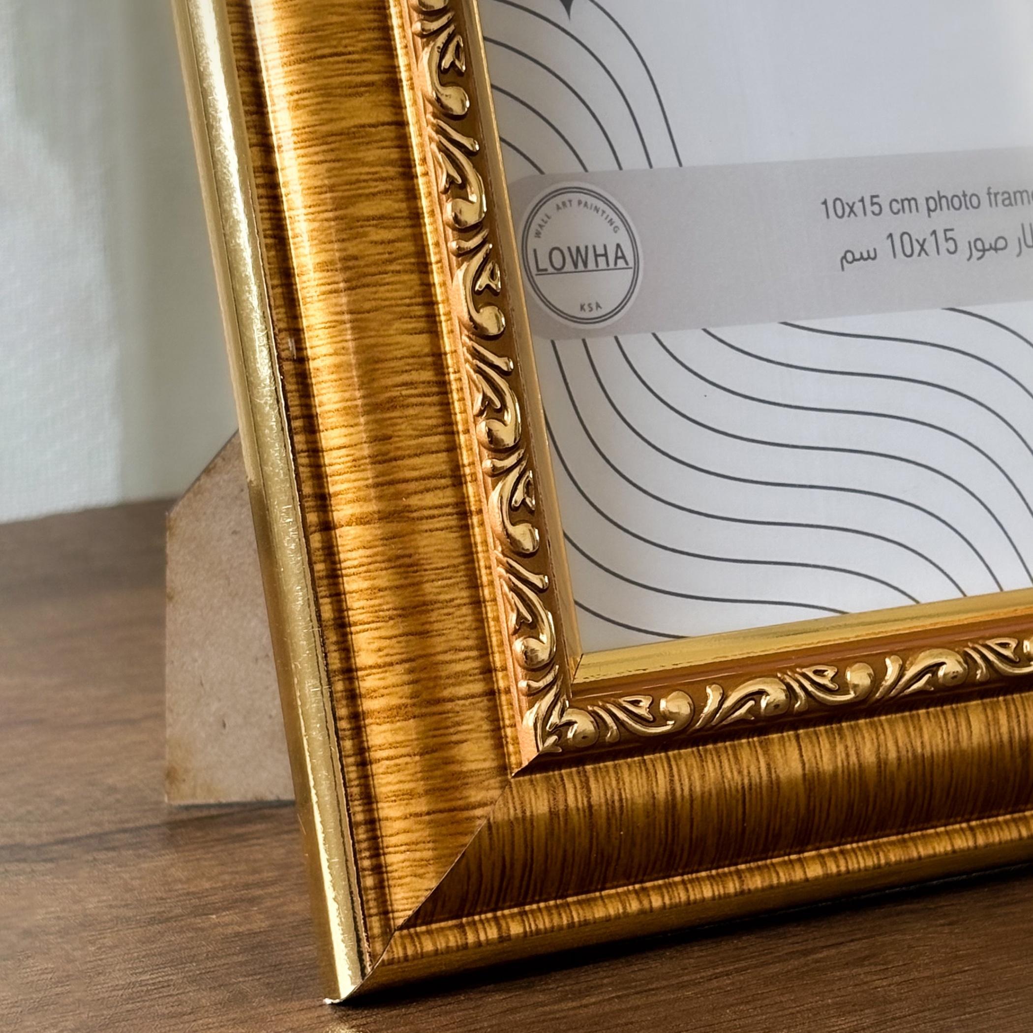 Ornate Gold Tabletop Photo Frame 10x15 cm-household-walldecorandmirrors-photoframes-image-2