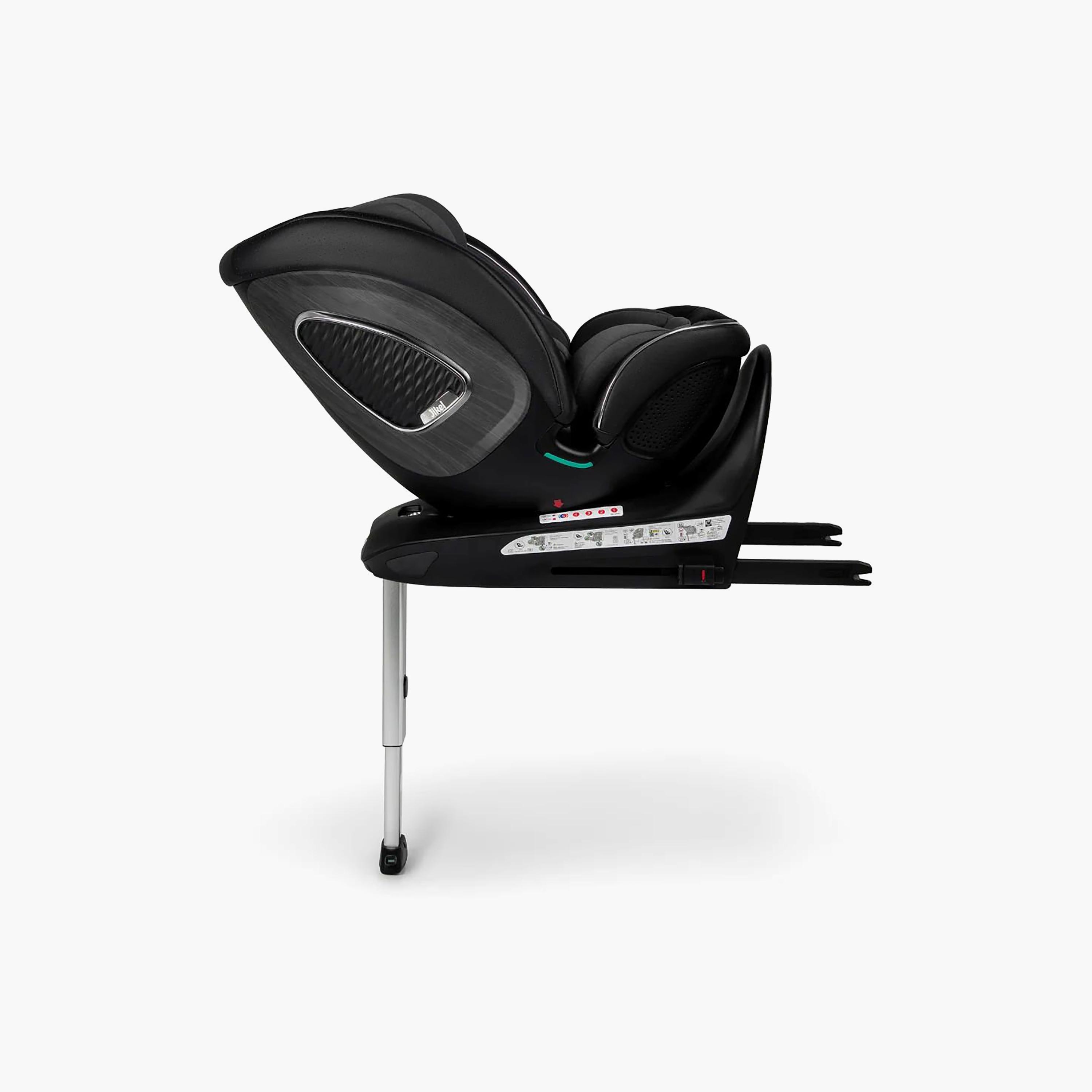 Jikel Neptune 360 I-Size Convertible Car Seat - Charcoal Grey-baby-gear-carseats-image-6