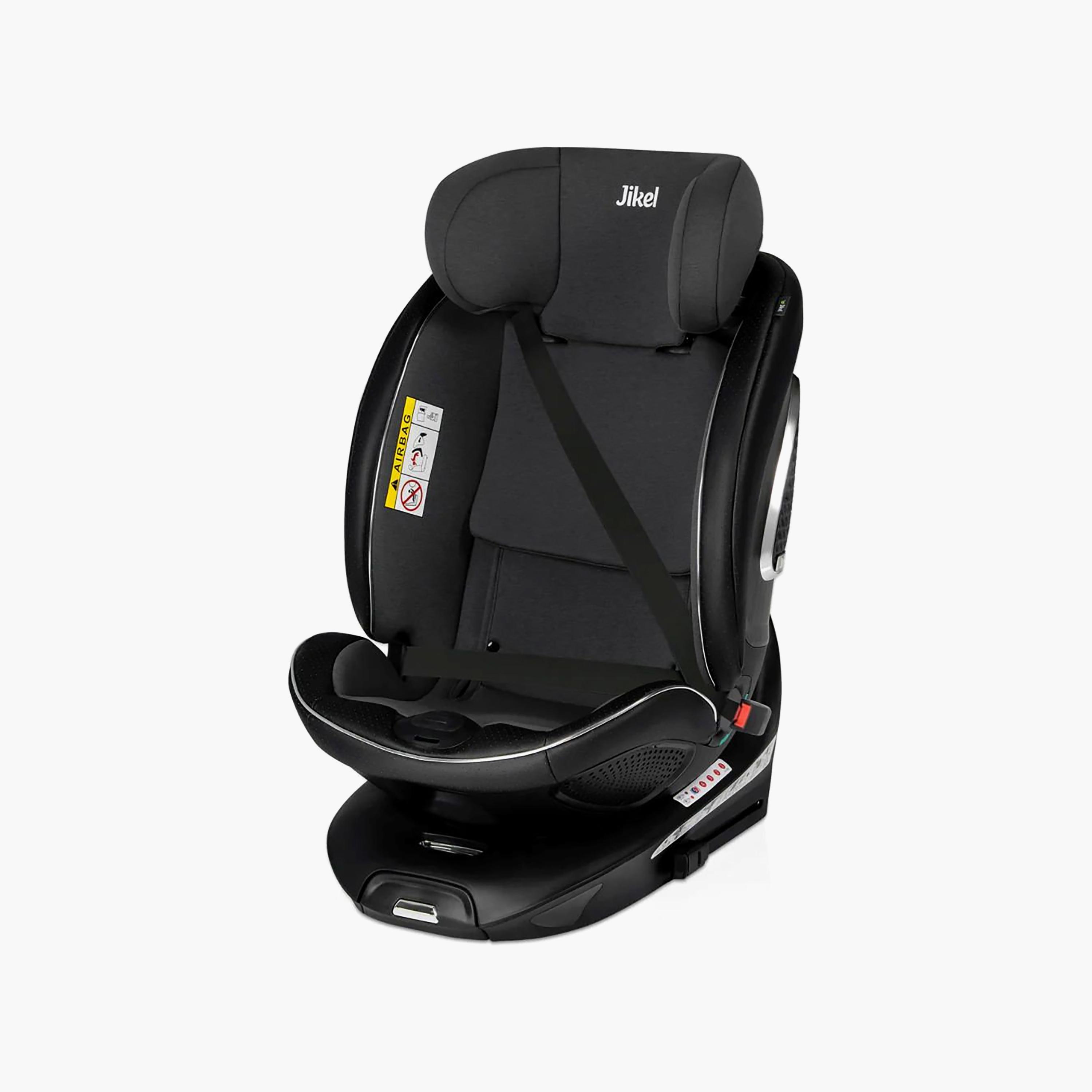 Jikel Neptune 360 I-Size Convertible Car Seat - Charcoal Grey-baby-gear-carseats-image-7