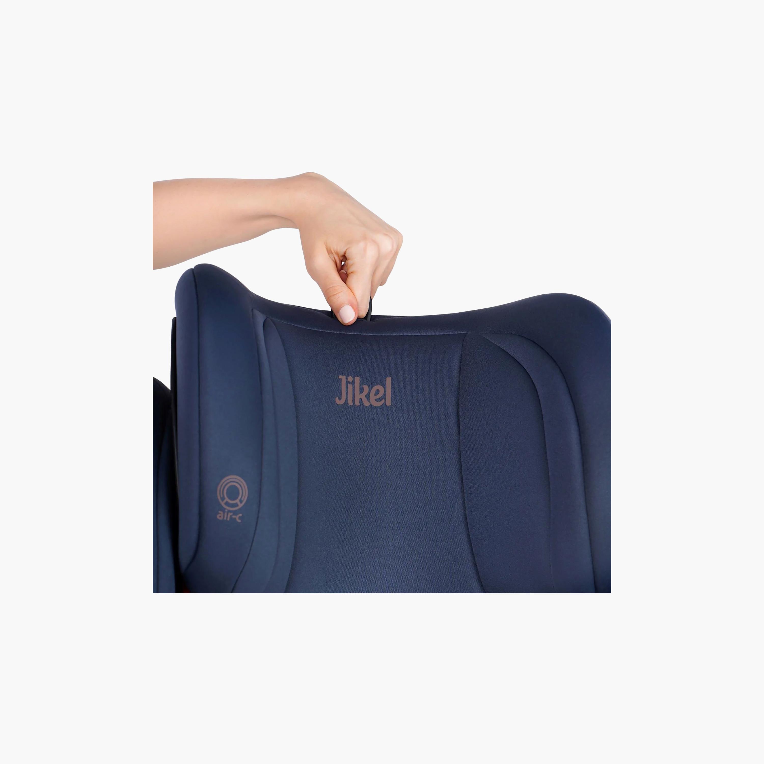 Jikel Saturn Zip 360 Rotating IsoFix Car Seat - Navy-baby-gear-carseats-image-5