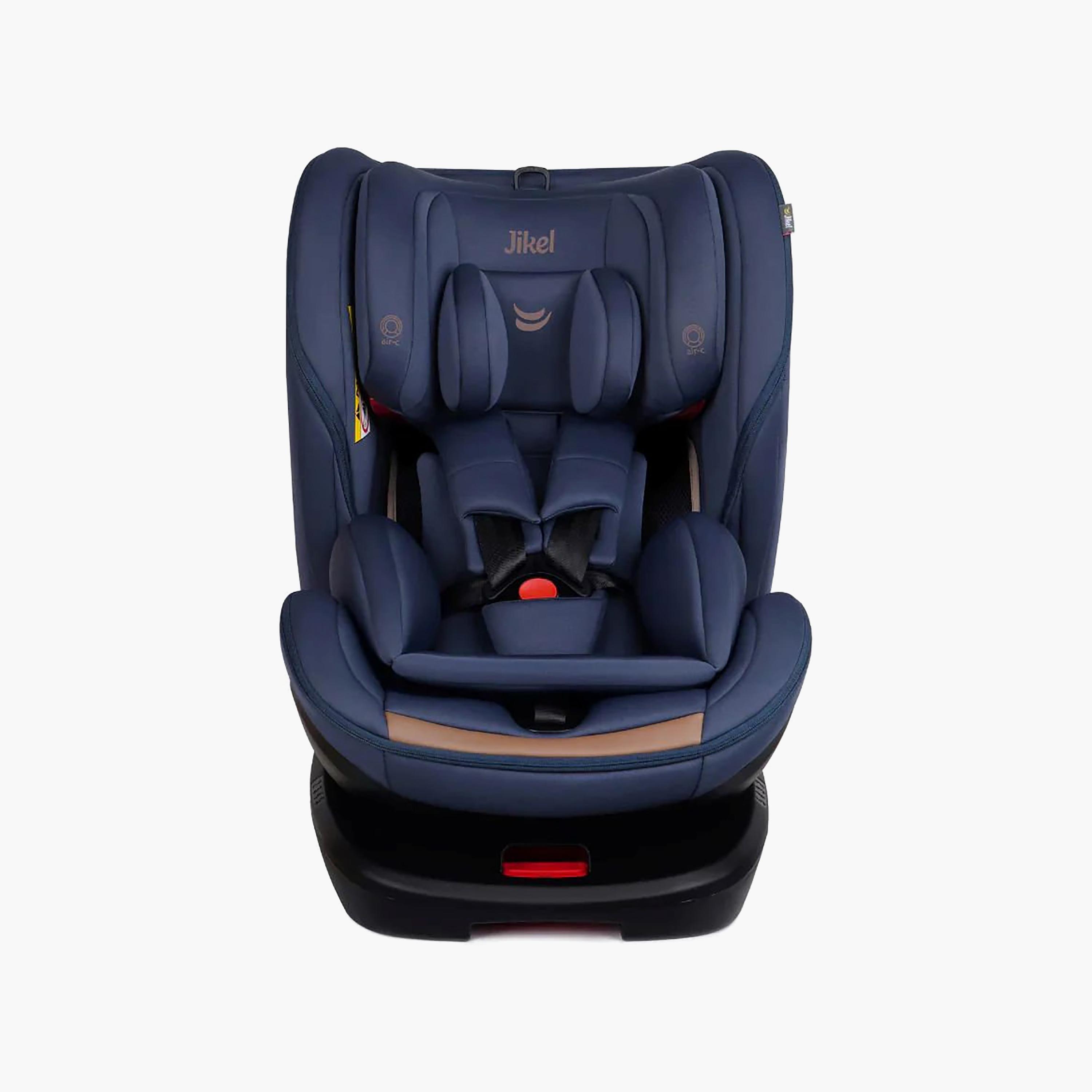 Jikel Saturn Zip 360 Rotating IsoFix Car Seat - Navy-baby-gear-carseats-image-6