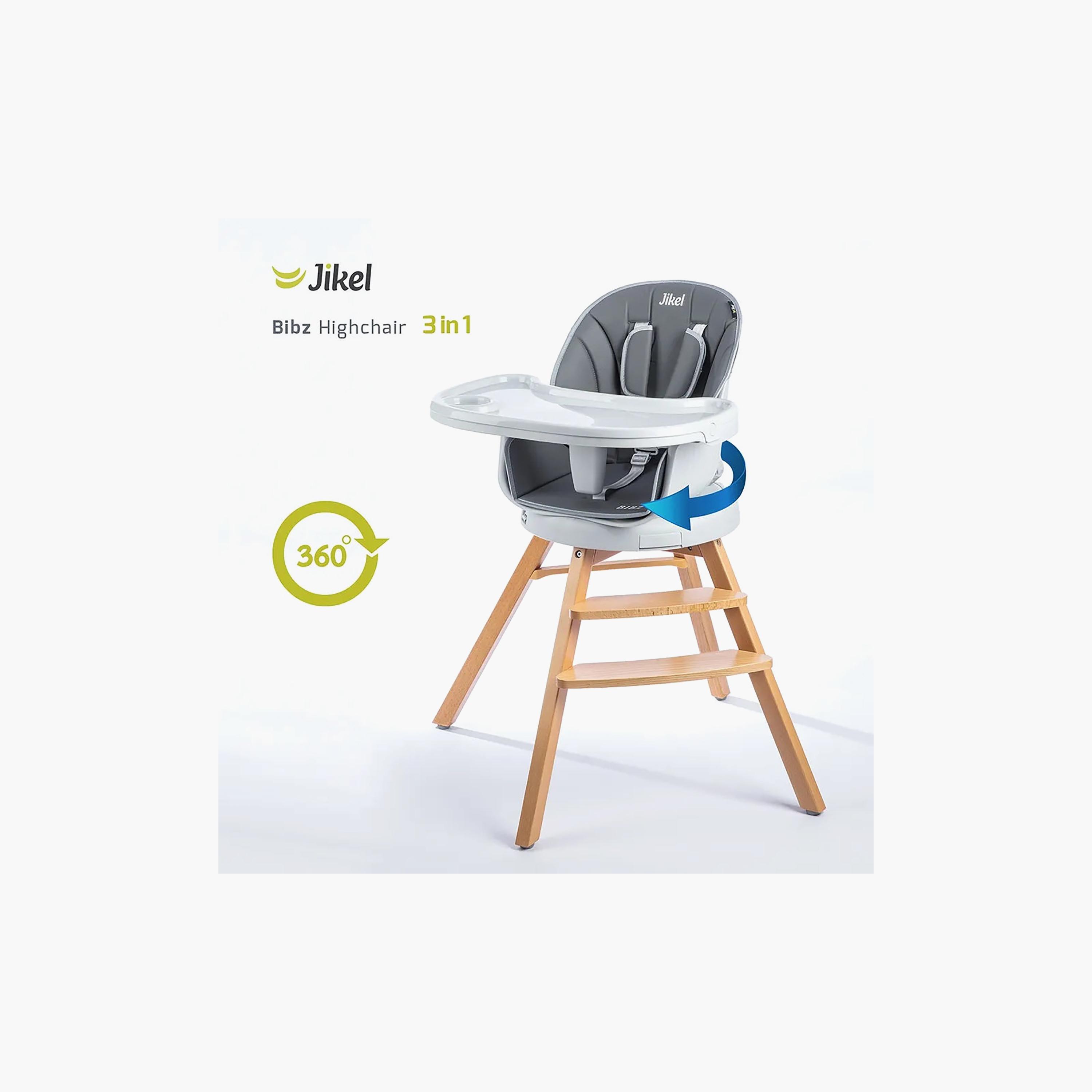 كرسي طعام خشبي بيبز 360 الدوار من جيكل-baby-feeding-highchairsandboosters-image-3