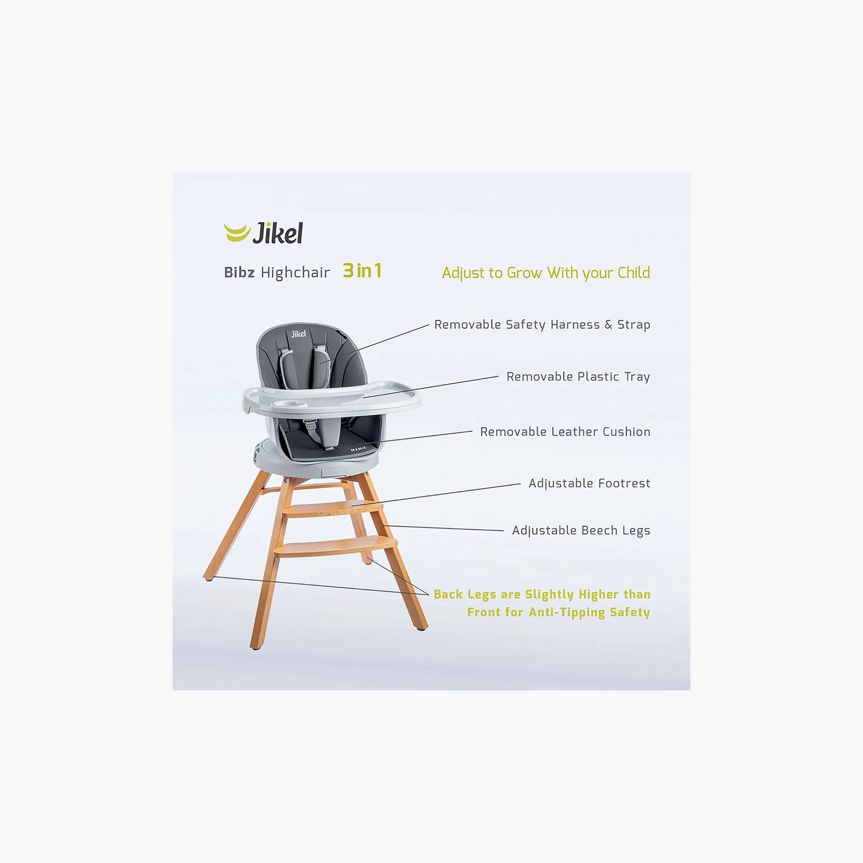 كرسي طعام خشبي بيبز 360 الدوار من جيكل-baby-feeding-highchairsandboosters-image-6