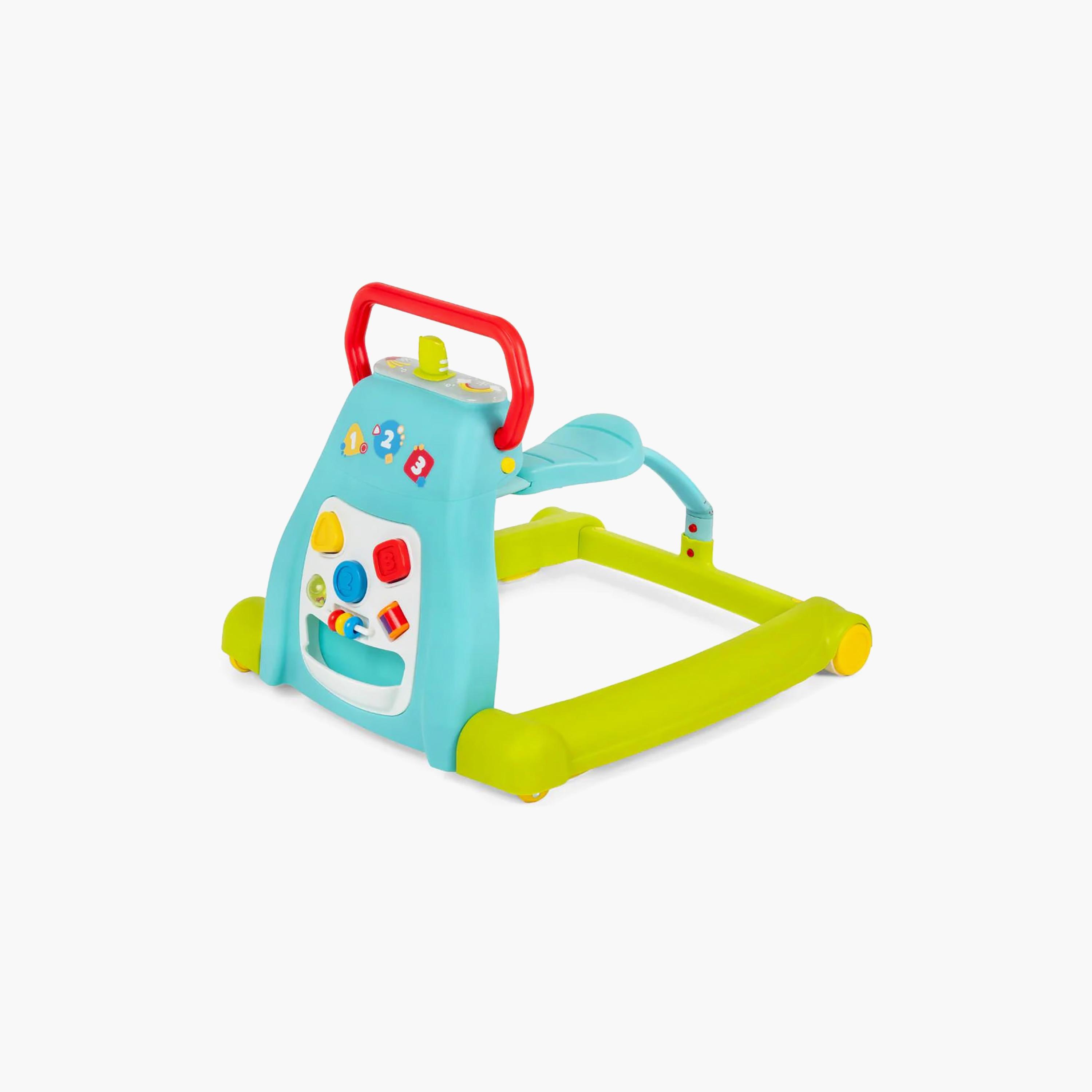 Jikel Step 123 Walker & Ride-On - Rainbow-baby-infantactivity-walkers-image-2