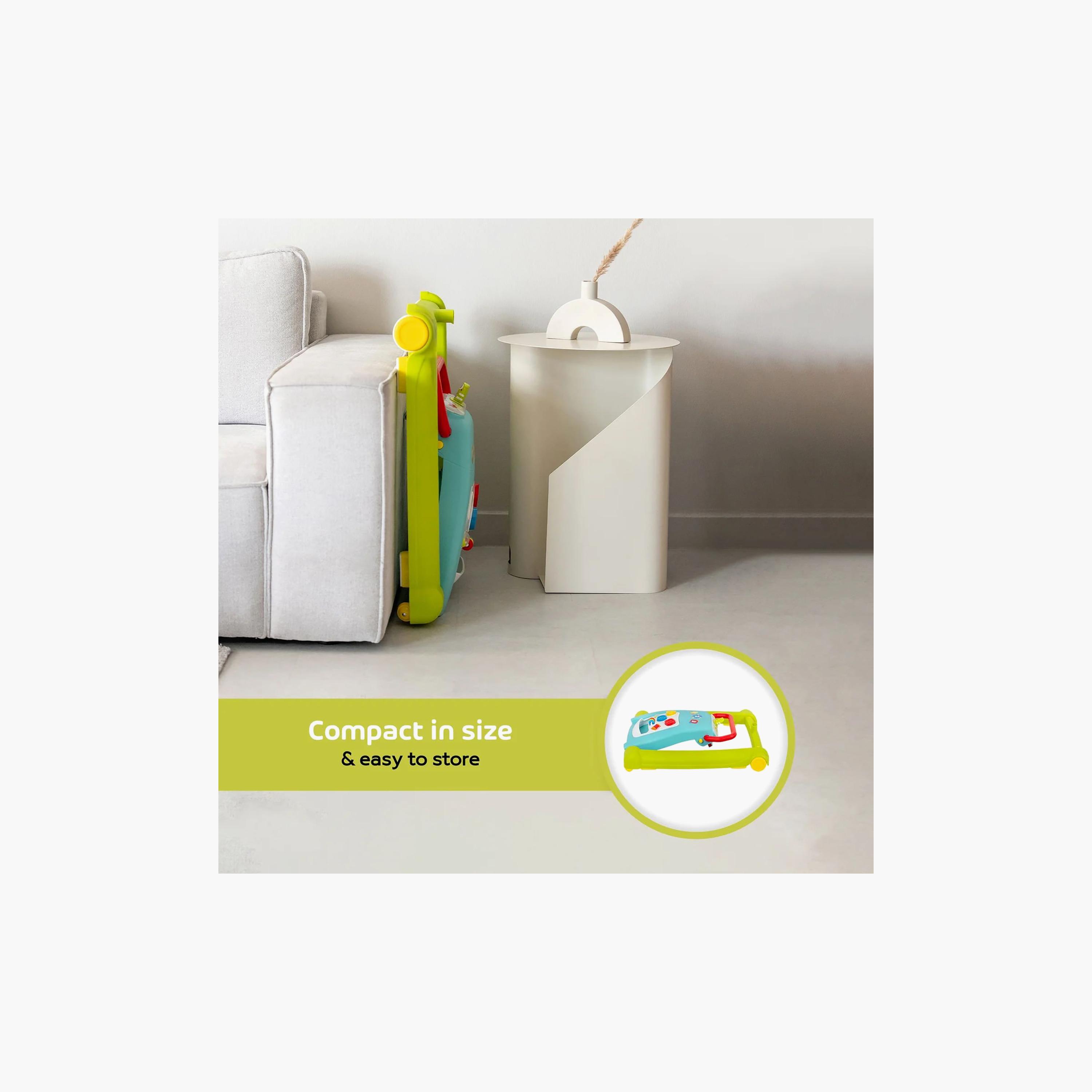 Jikel Step 123 Walker & Ride-On - Rainbow-baby-infantactivity-walkers-image-3