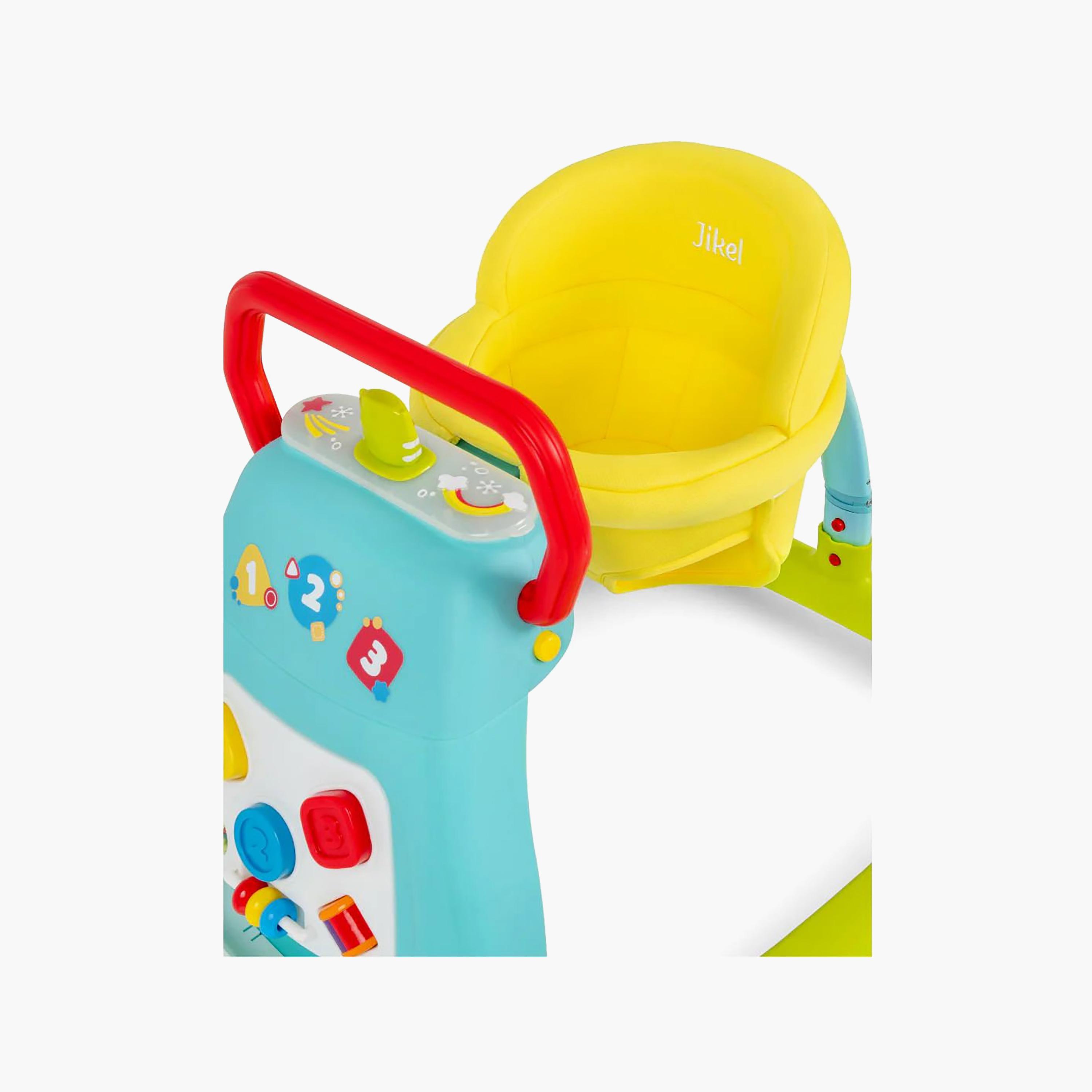 Jikel Step 123 Walker & Ride-On - Rainbow-baby-infantactivity-walkers-image-7