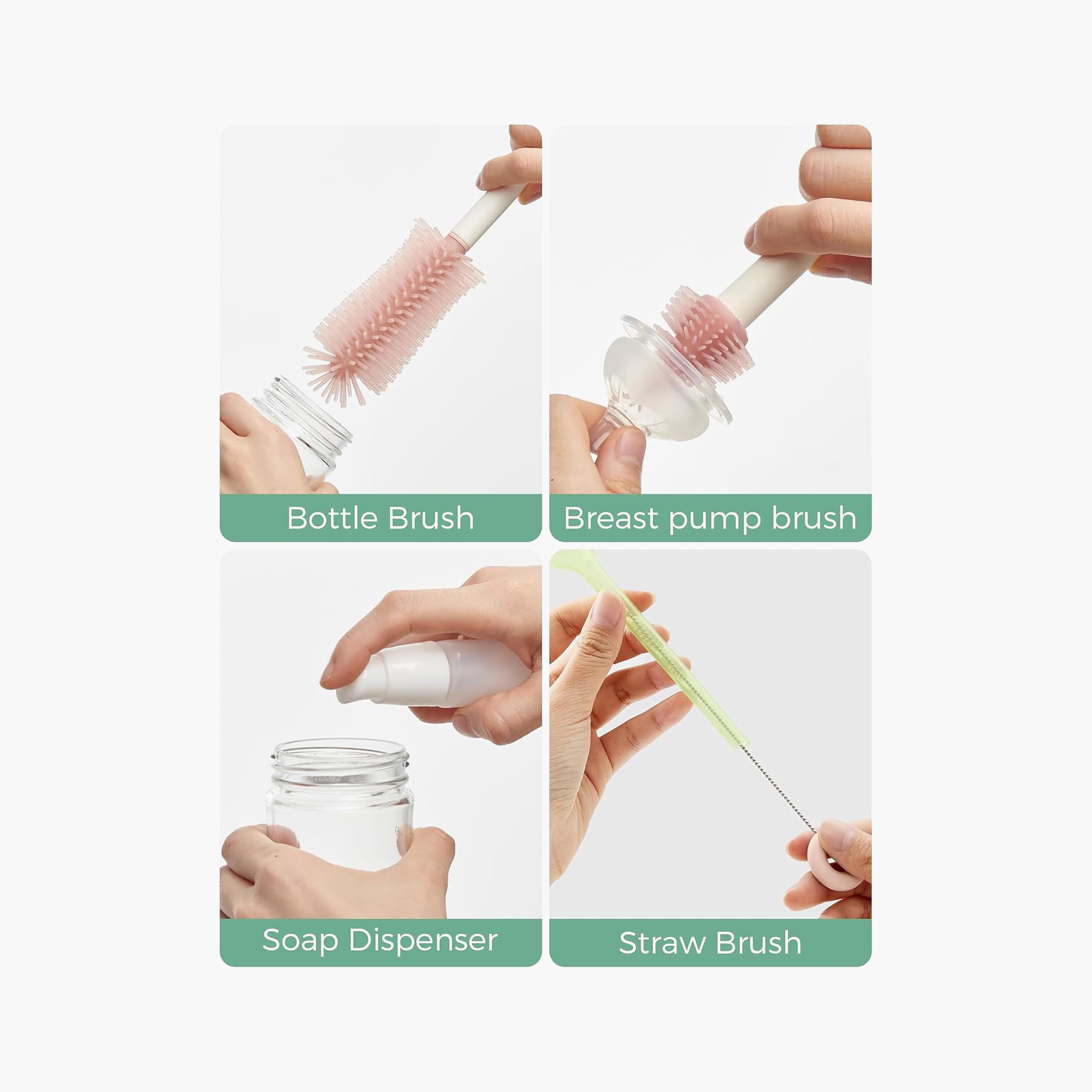 مجموعة فرش تنظيف الرضاعات للسفر 7 في 1 من مومكوزي-baby-feeding-accessories-image-7
