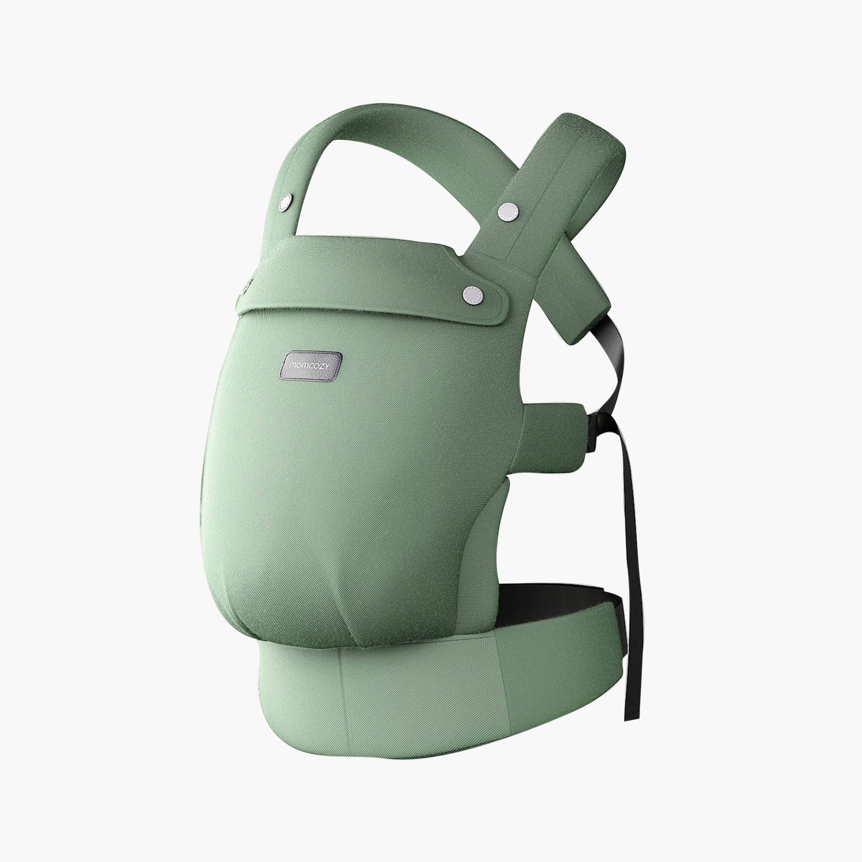 حمالة أطفال من الكتان الطبيعي - لون أخضر مريمي من مومكوزي-baby-gear-babycarriers-image-9