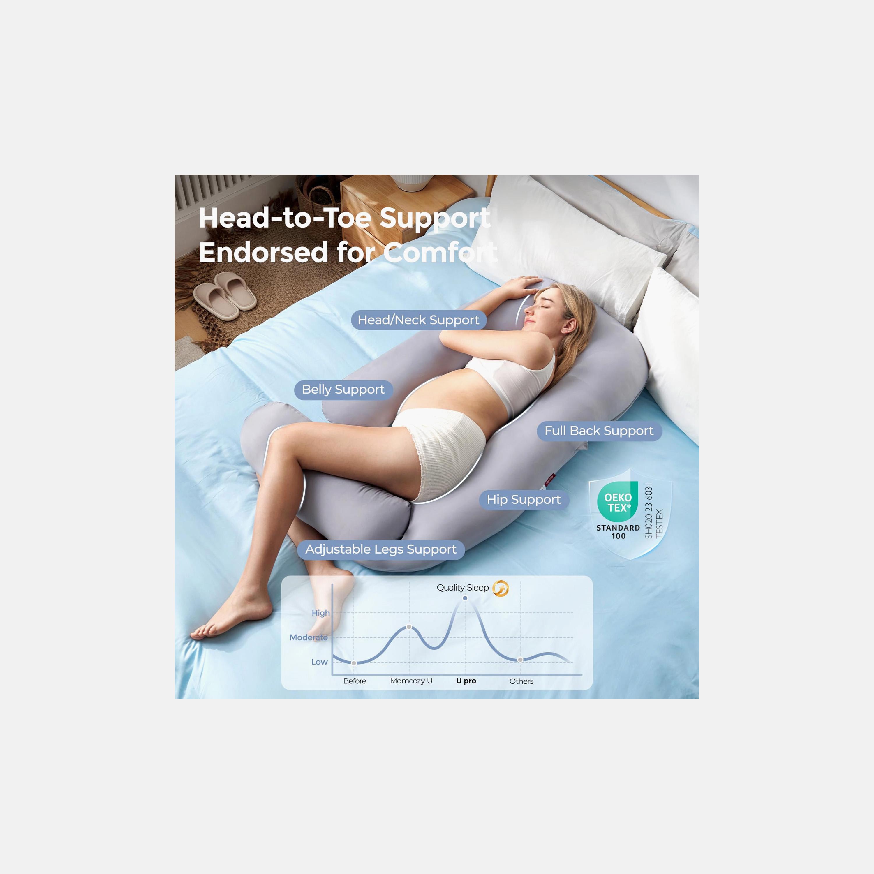 Momcozy Dreamline U Pro Pregnancy Pillow-baby-feeding-accessories-image-10