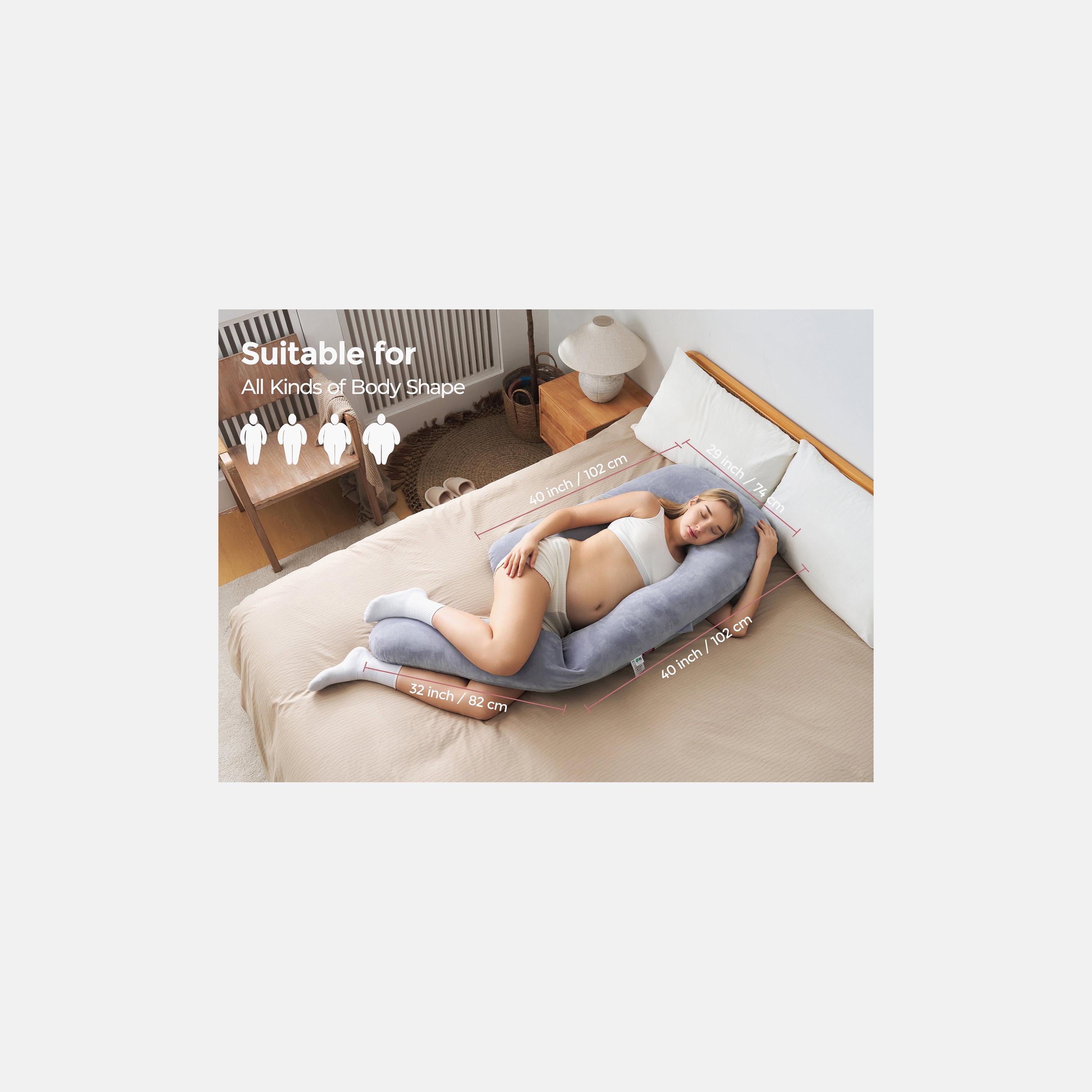 Momcozy Dreamline U Pro Pregnancy Pillow-baby-feeding-accessories-image-3