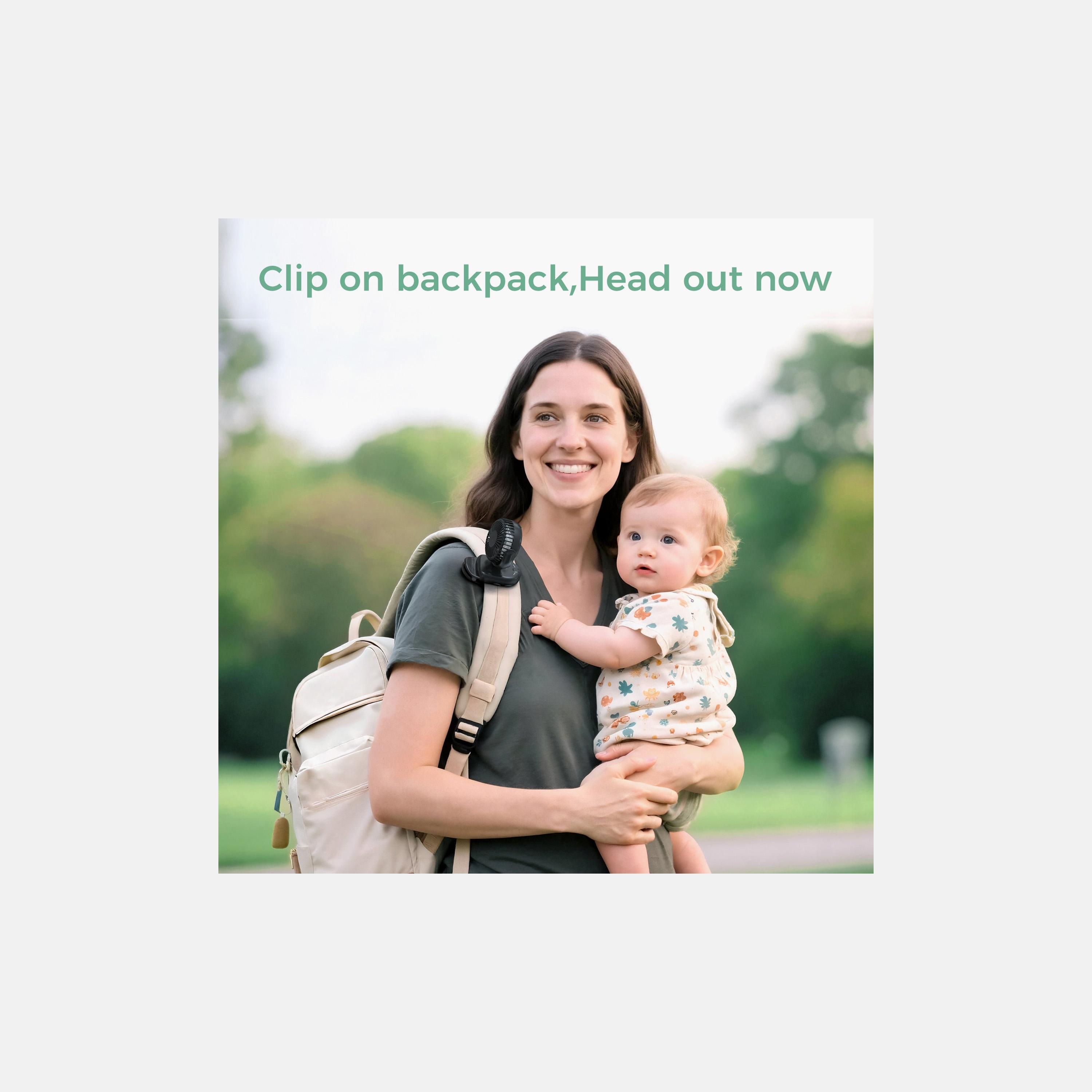 مروحة محمولة بـ 4 سرعات مع مشبك تثبيت من مومكوزي-baby-gear-strollersandprams-accessories-image-6