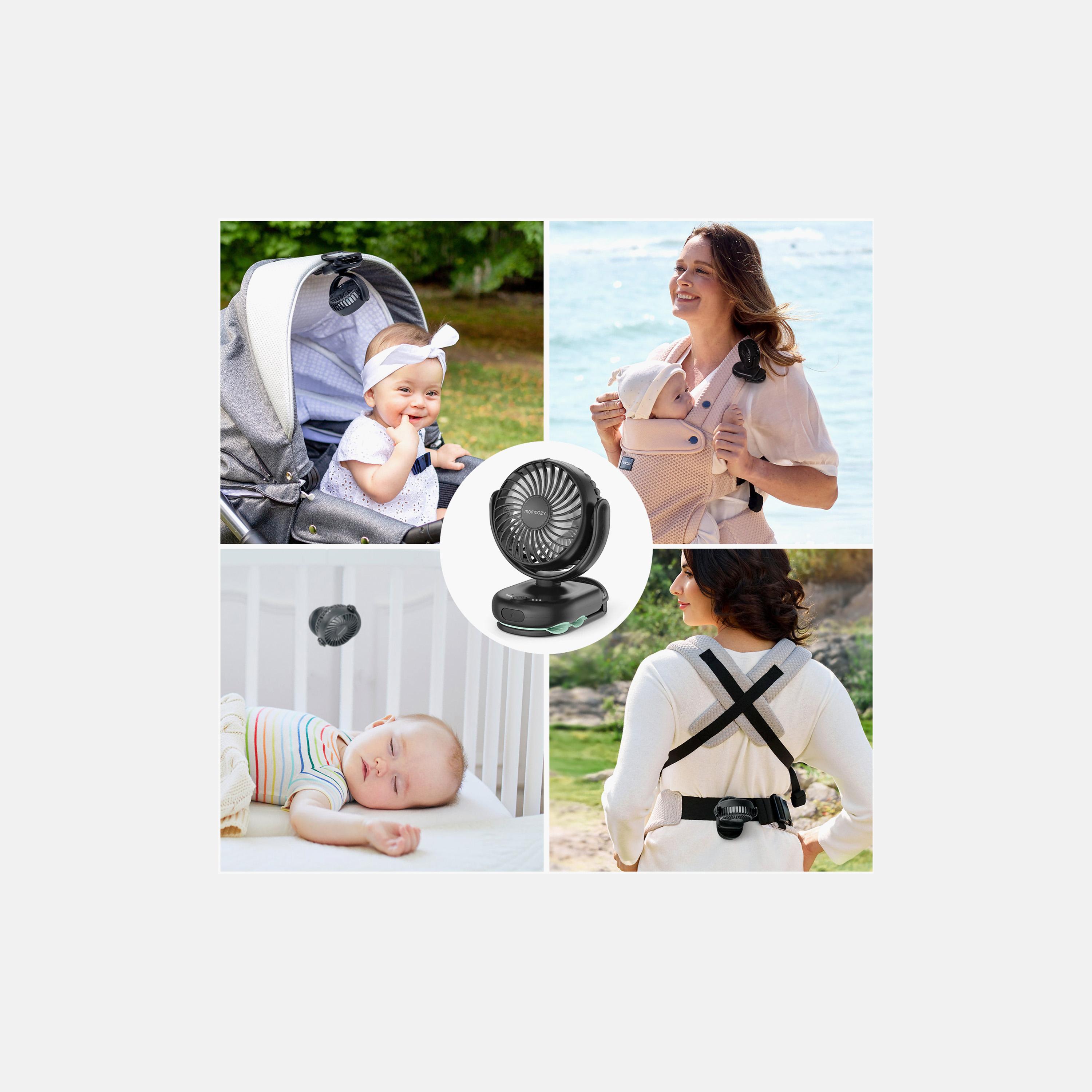 مروحة محمولة بـ 4 سرعات مع مشبك تثبيت من مومكوزي-baby-gear-strollersandprams-accessories-image-3