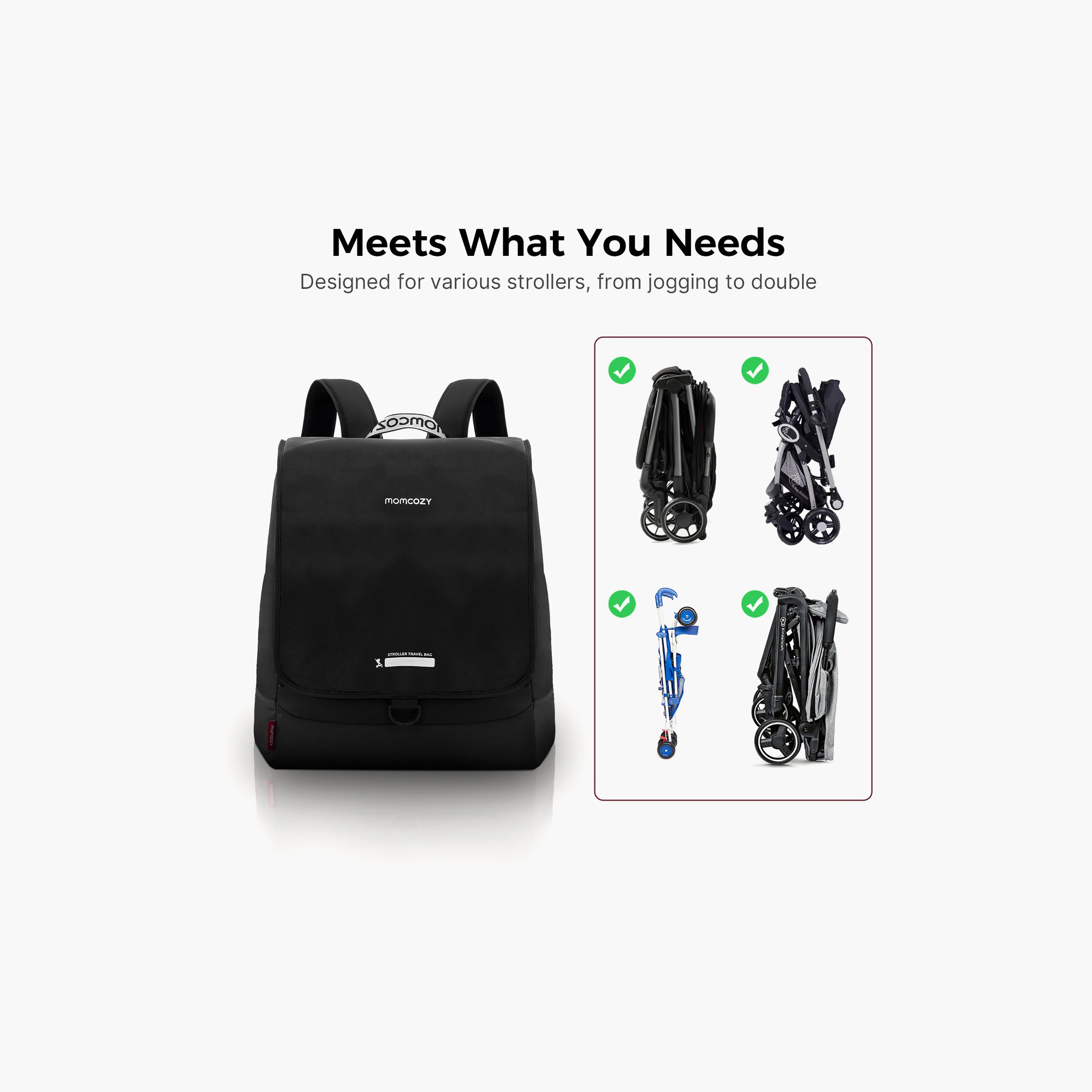Momcozy Stroller Travel Bag - Black-baby-gear-travelaccessories-image-3