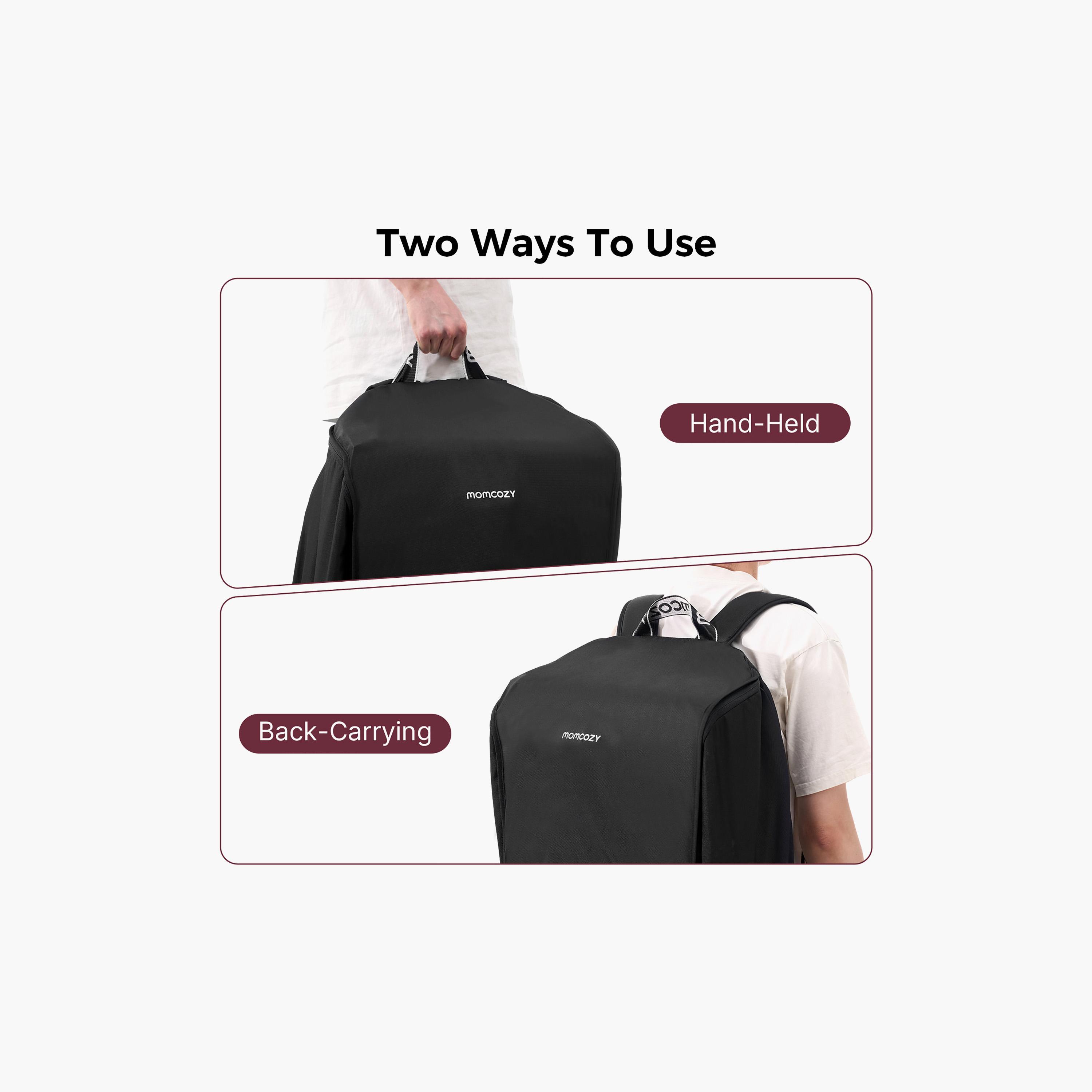 Momcozy Stroller Travel Bag - Black-baby-gear-travelaccessories-image-6