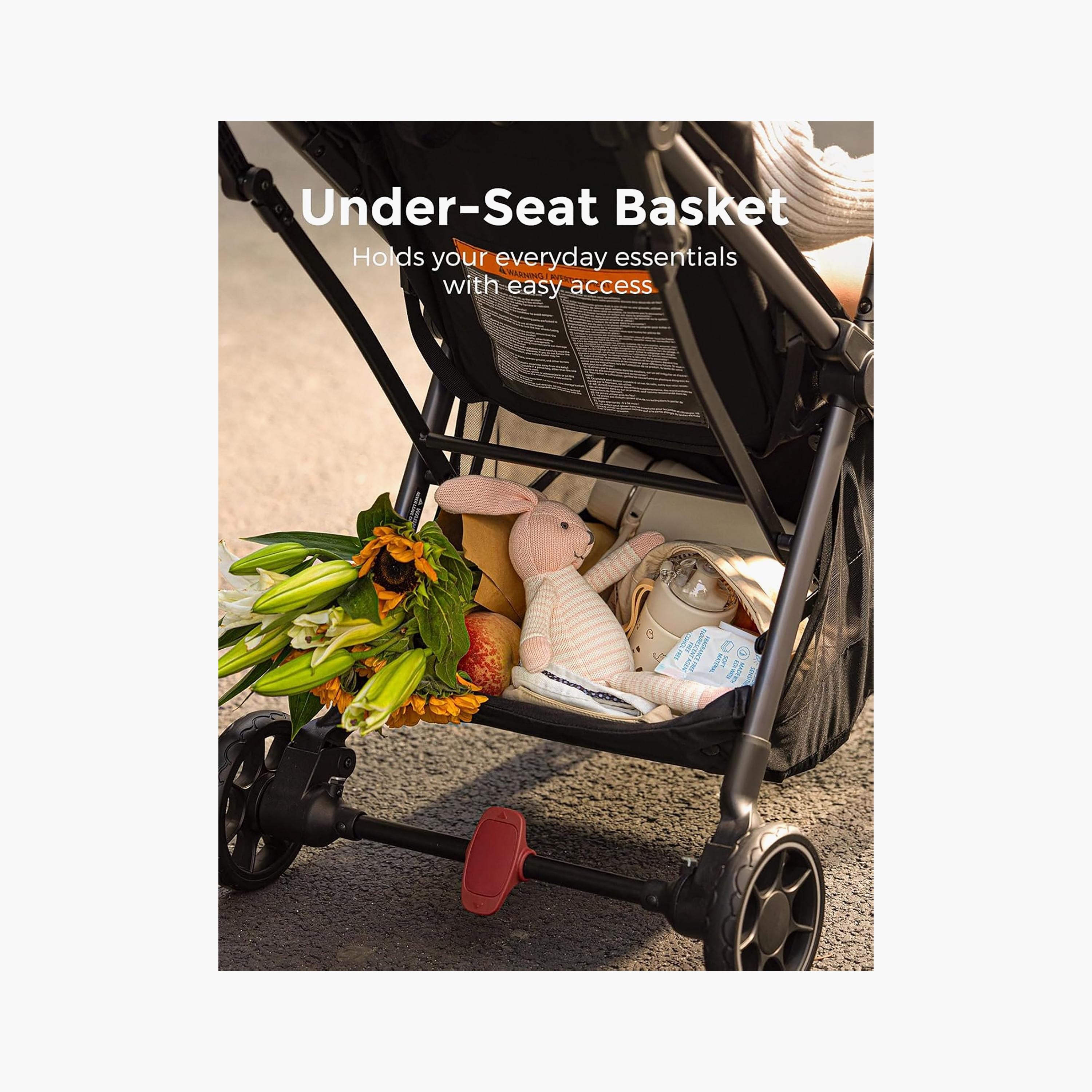 Momcozy ClickGo Lightweight Stroller with Extendable UPF50+ Canopy - Black - 0 Months+-baby-gear-strollersandprams-strollers-image-9