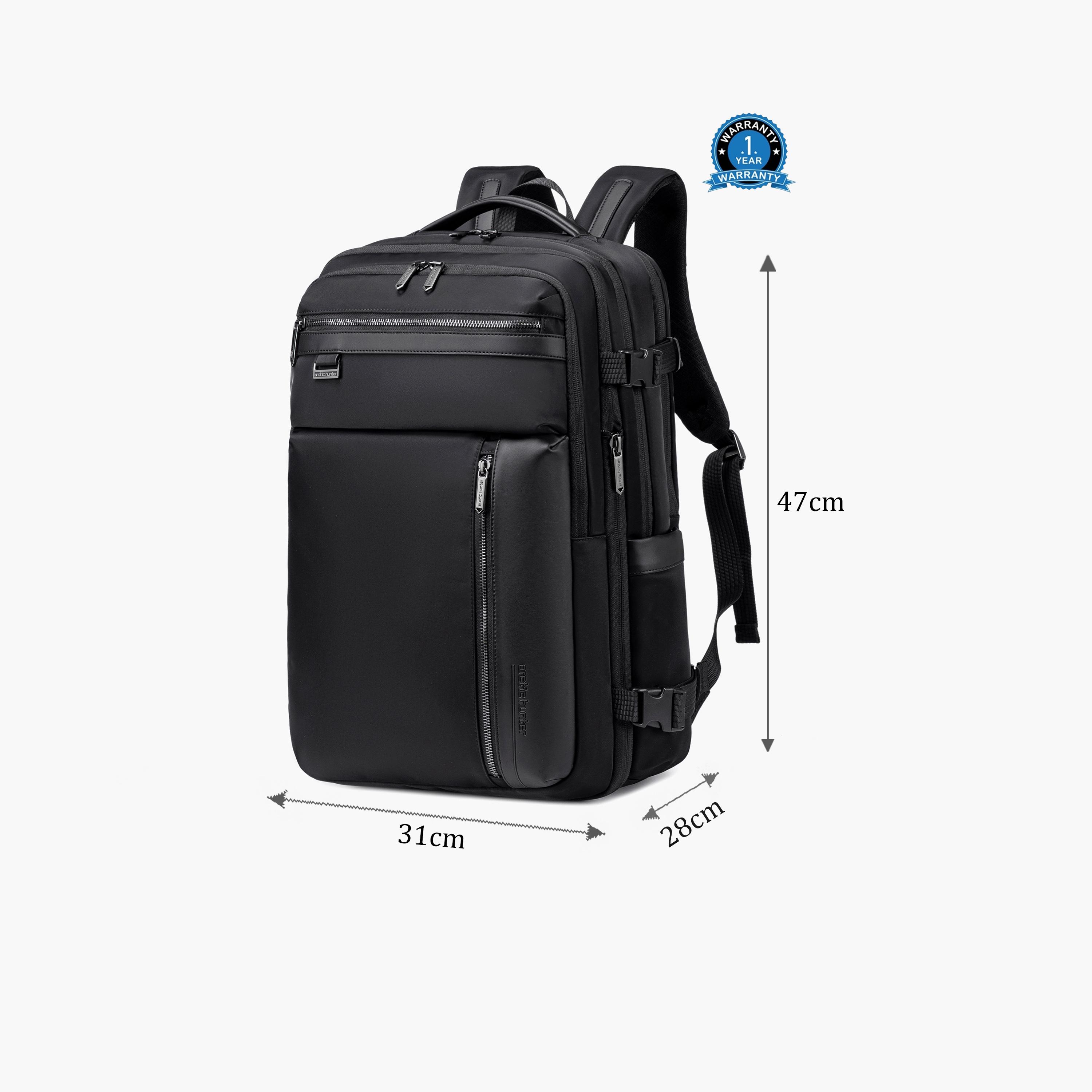 آركتيك هنتر - شنطة ظهر 41 لتر | 18.5 إنش بوليستر، حزام قابل للتعديل | B00833-AH-travel-luggagesandbags-backpacks-image-2
