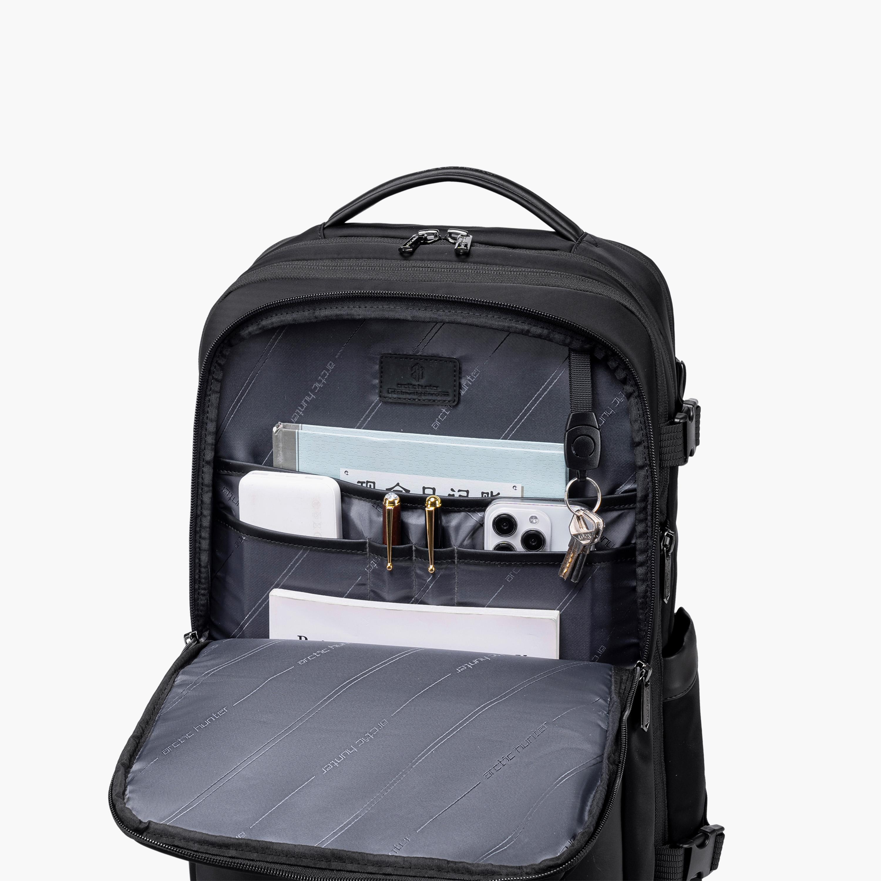 آركتيك هنتر - شنطة ظهر 41 لتر | 18.5 إنش بوليستر، حزام قابل للتعديل | B00833-AH-travel-luggagesandbags-backpacks-image-4