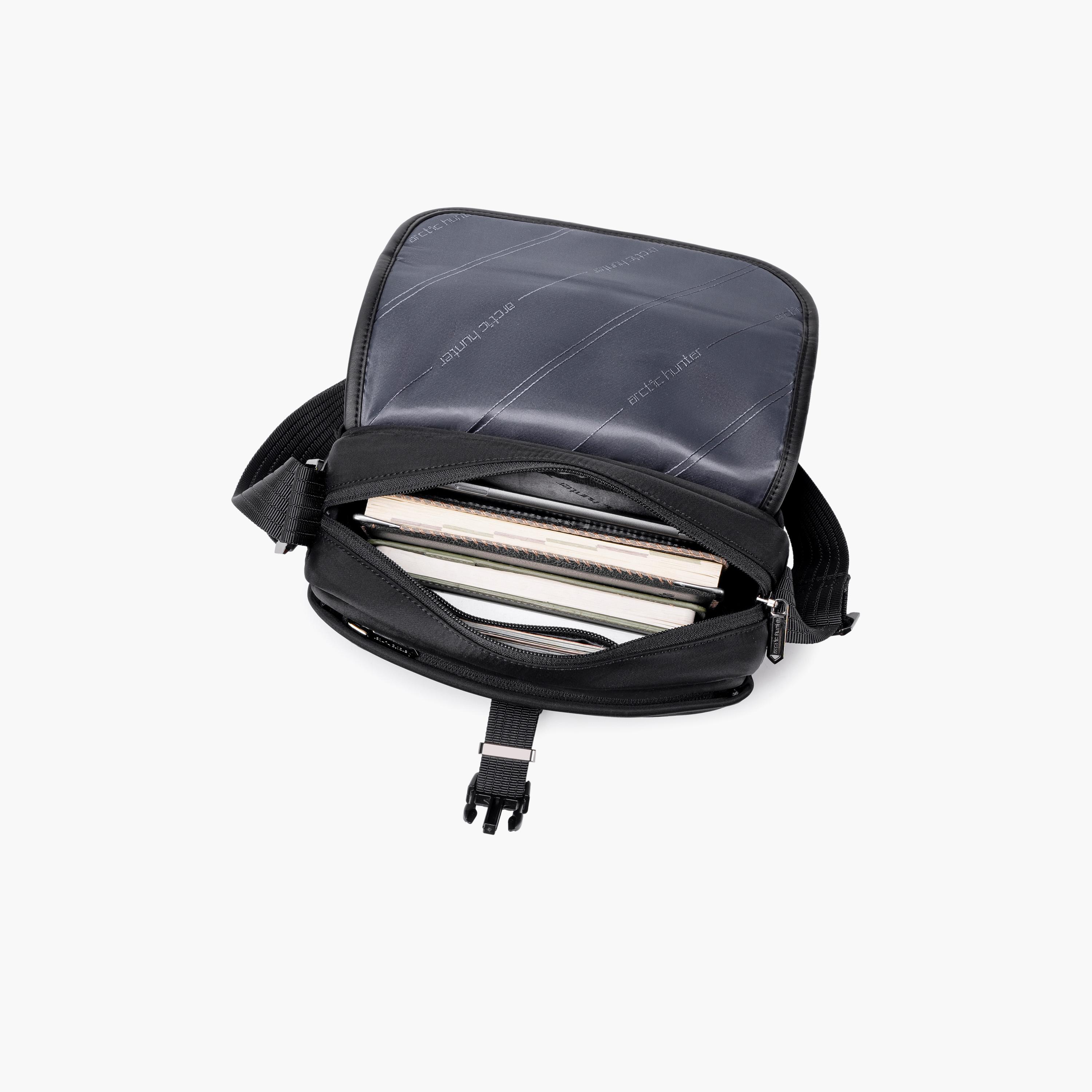 Arctic Hunter Plain Shoulder Bag Hook & Loop closure Adjustable Strap | 23 X 16 X 7.5-women-bagsandwallets-handbags-image-4