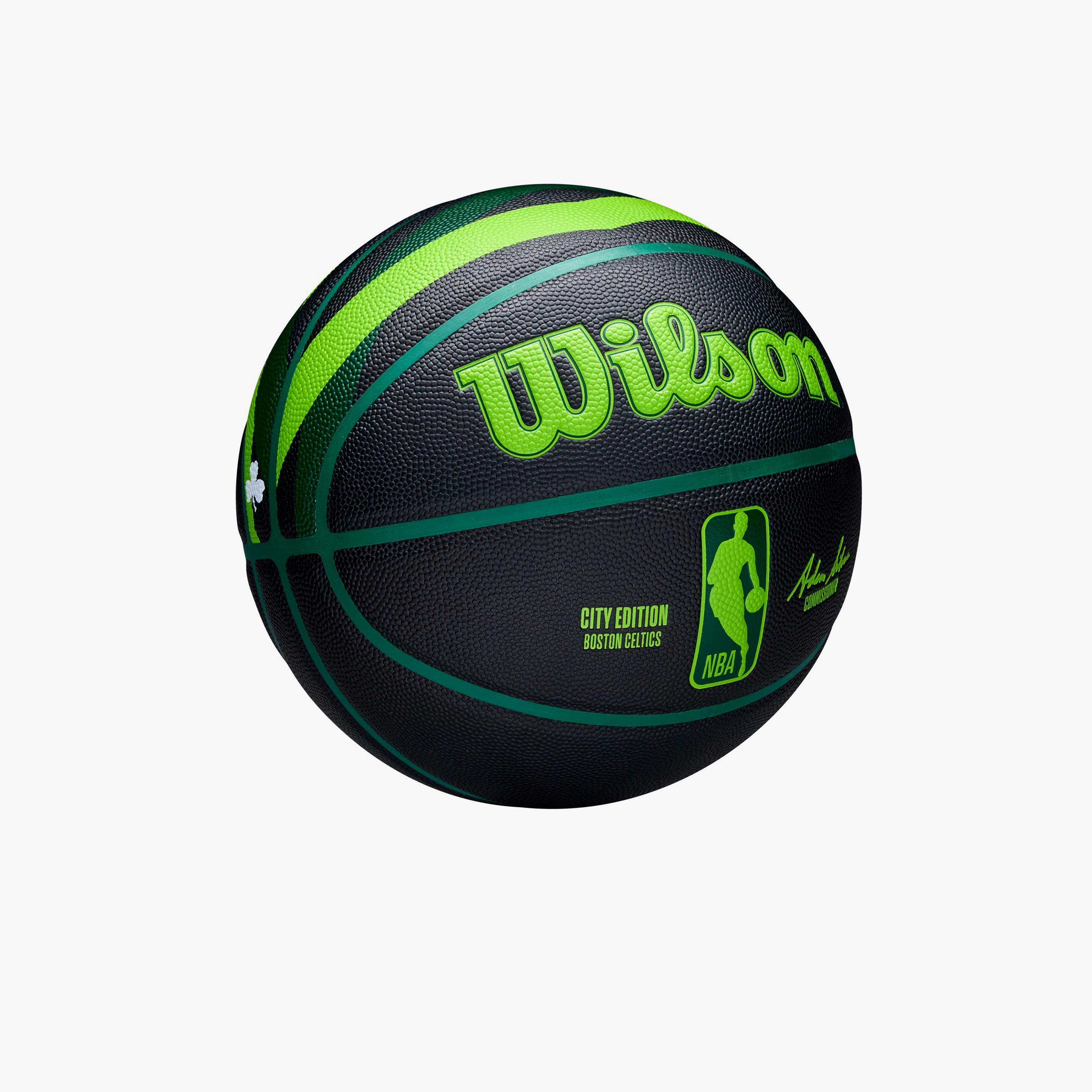 Wilson Boston Celtics City Edition Collector Basketball | WZ4033802XB7-sports-gear-basketball-image-2
