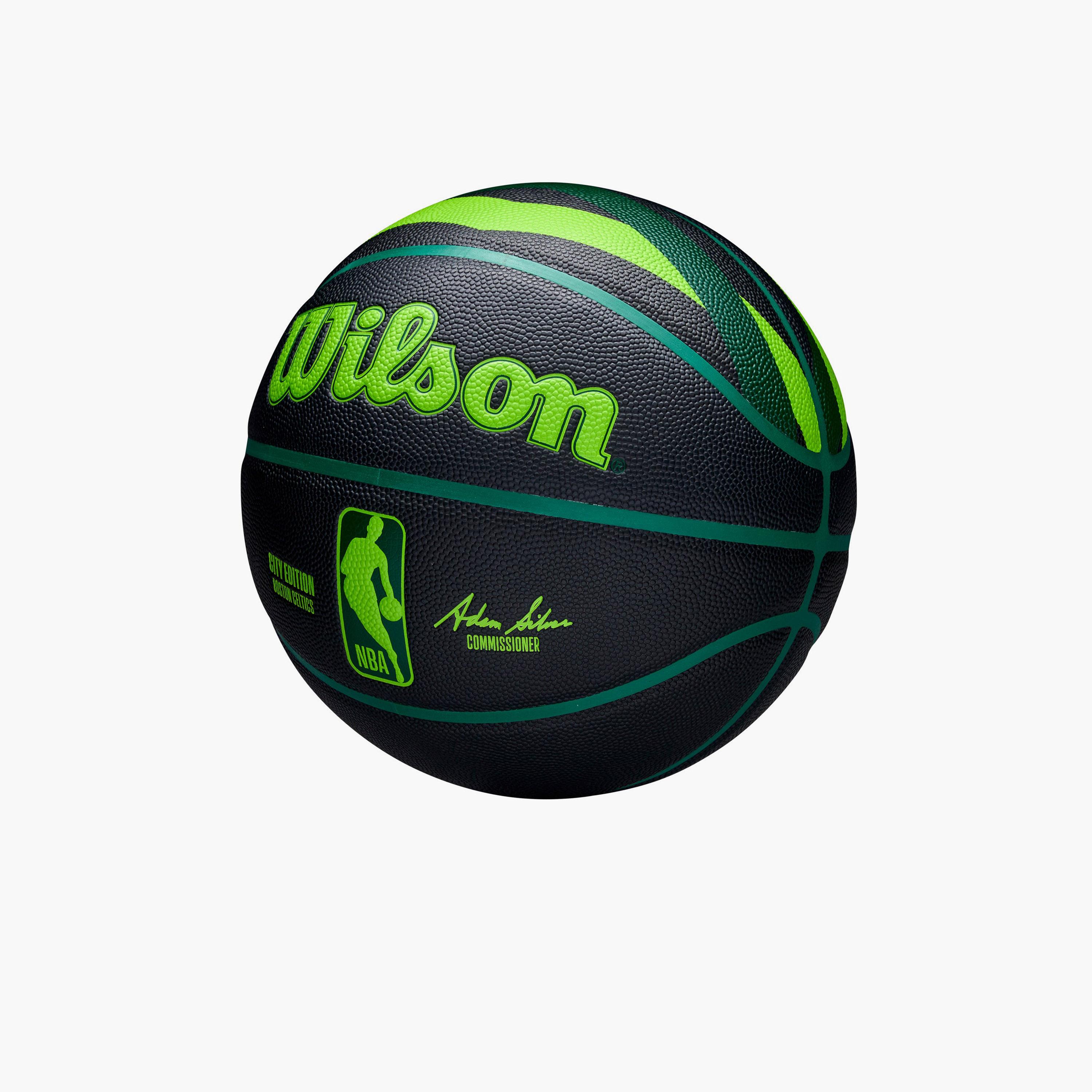 Wilson Boston Celtics City Edition Collector Basketball | WZ4033802XB7-sports-gear-basketball-image-3