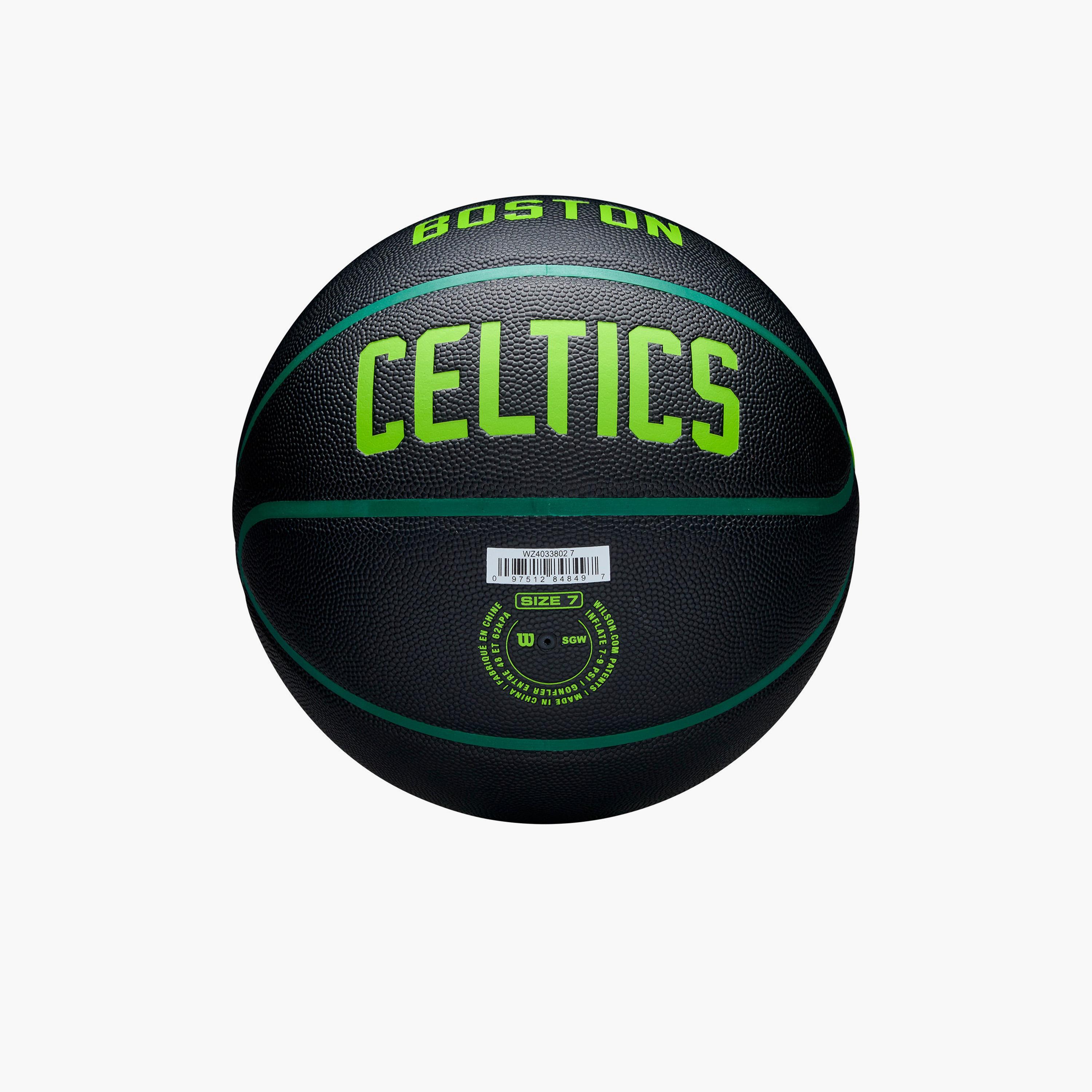 Wilson Boston Celtics City Edition Collector Basketball | WZ4033802XB7-sports-gear-basketball-image-6