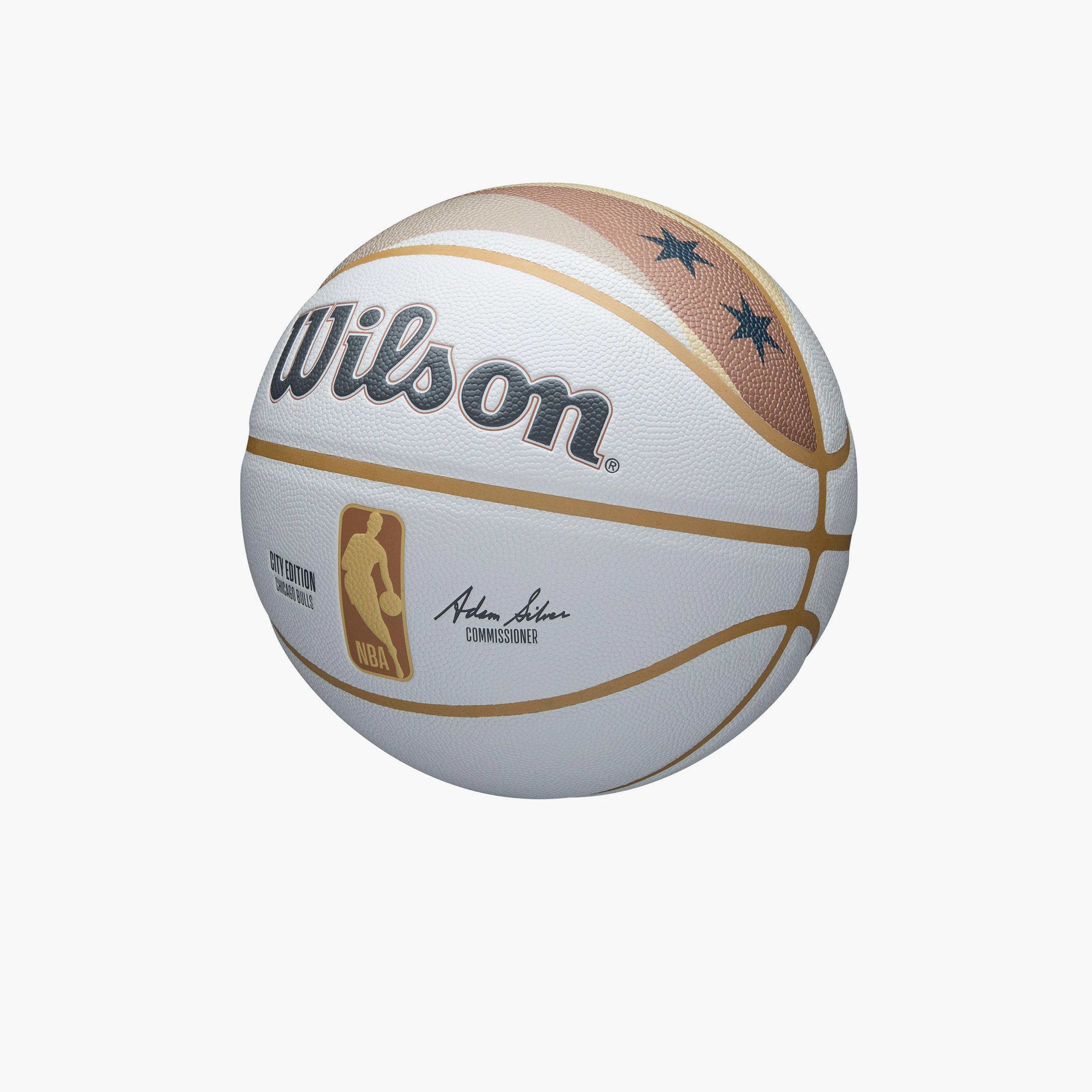 كرة سلة تذكارية من شيكاغو بولز، إصدار المدينة | WZ4033805XB7-sports-gear-basketball-image-3