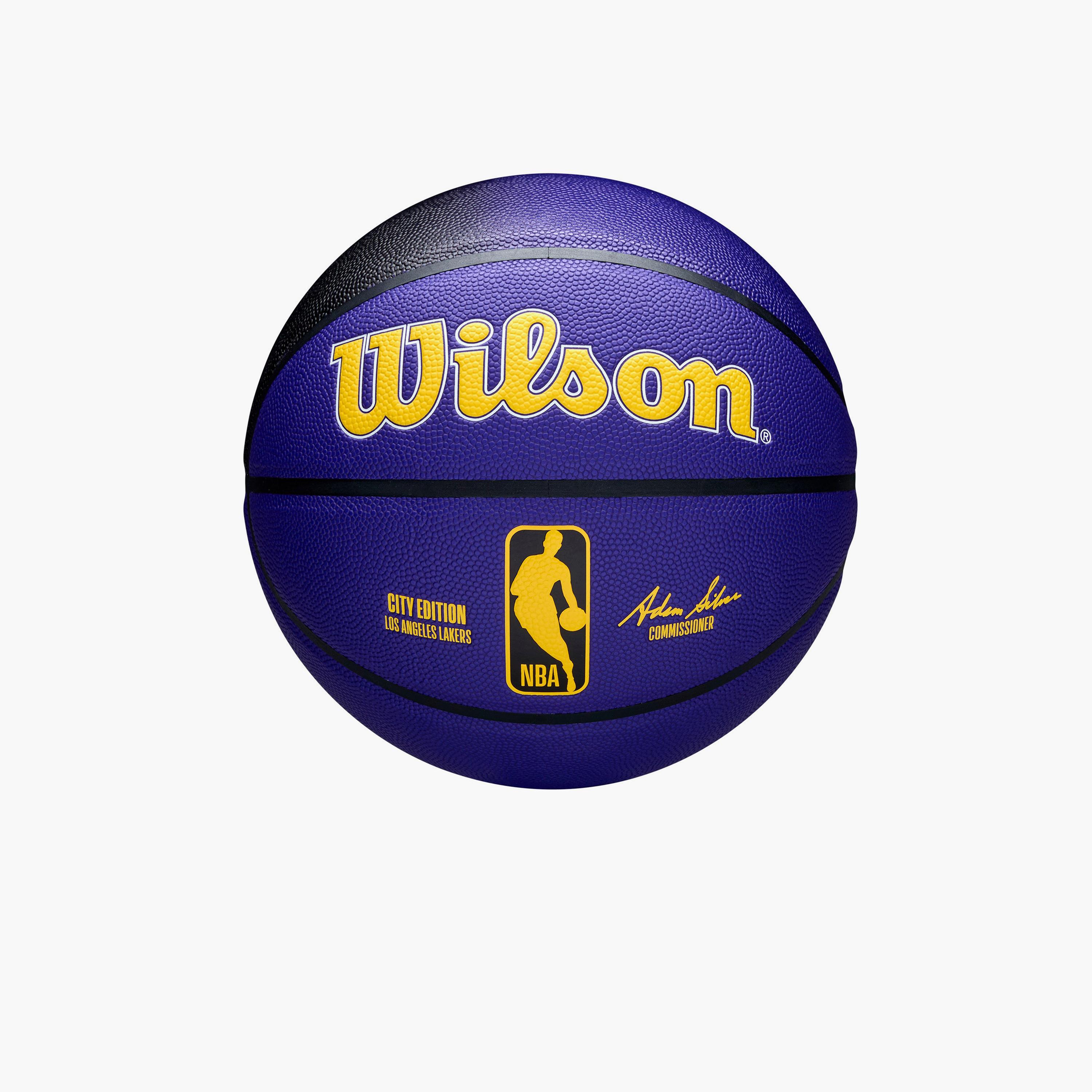 كرة سلة تذكارية من لوس أنجلوس ليكرز، إصدار المدينة | WZ4033814XB7-sports-gear-basketball-image-1