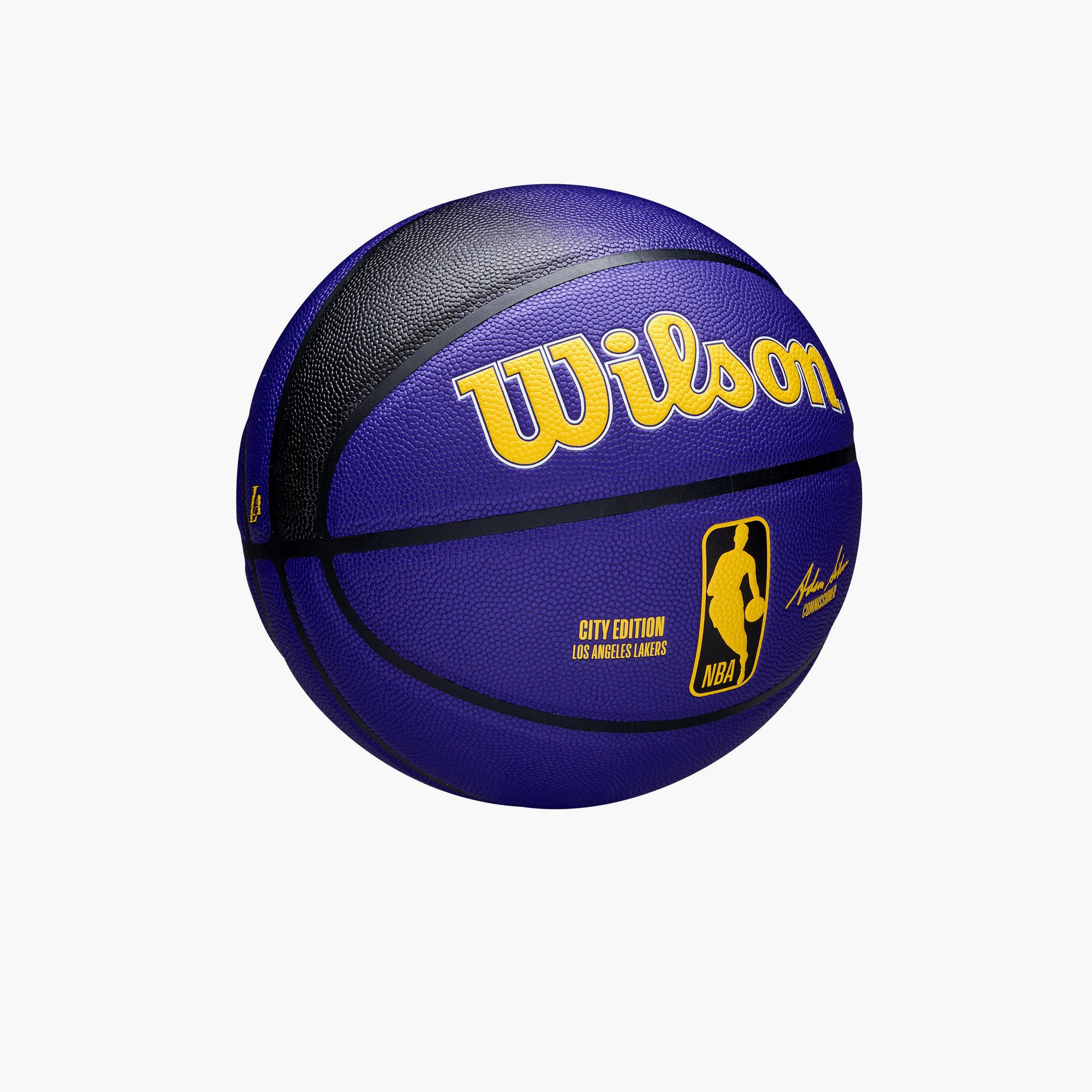 كرة سلة تذكارية من لوس أنجلوس ليكرز، إصدار المدينة | WZ4033814XB7-sports-gear-basketball-image-2