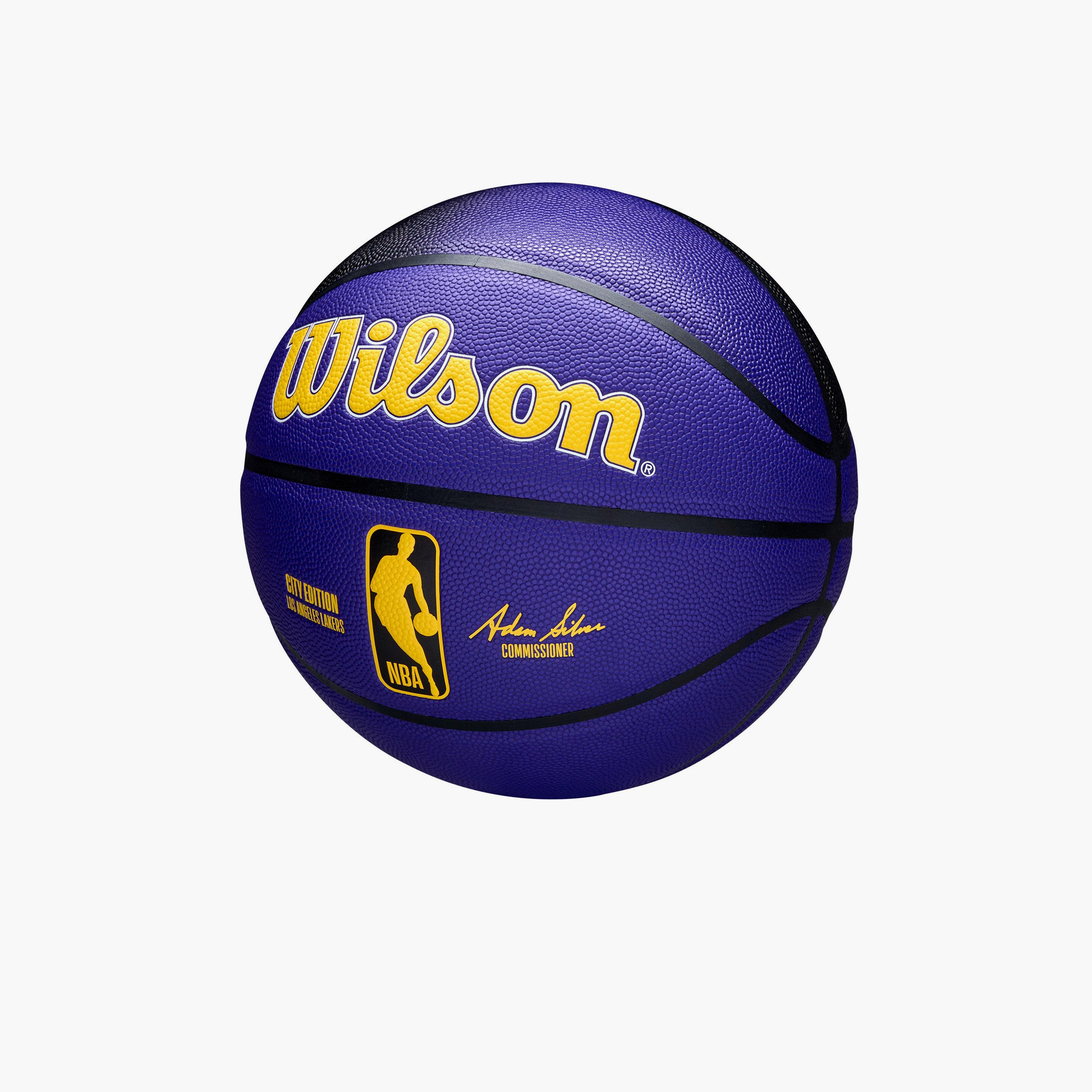 كرة سلة تذكارية من لوس أنجلوس ليكرز، إصدار المدينة | WZ4033814XB7-sports-gear-basketball-image-3