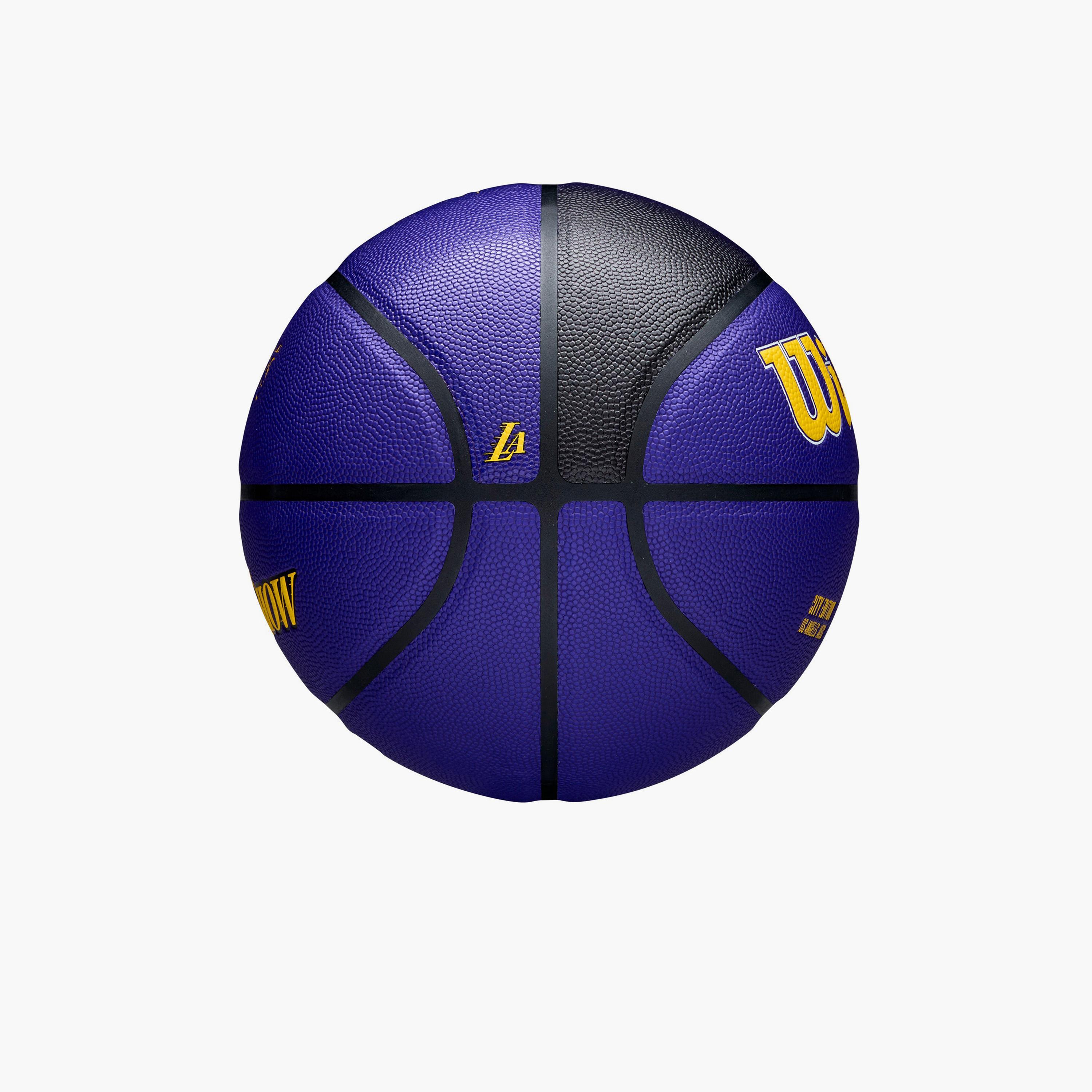 كرة سلة تذكارية من لوس أنجلوس ليكرز، إصدار المدينة | WZ4033814XB7-sports-gear-basketball-image-4