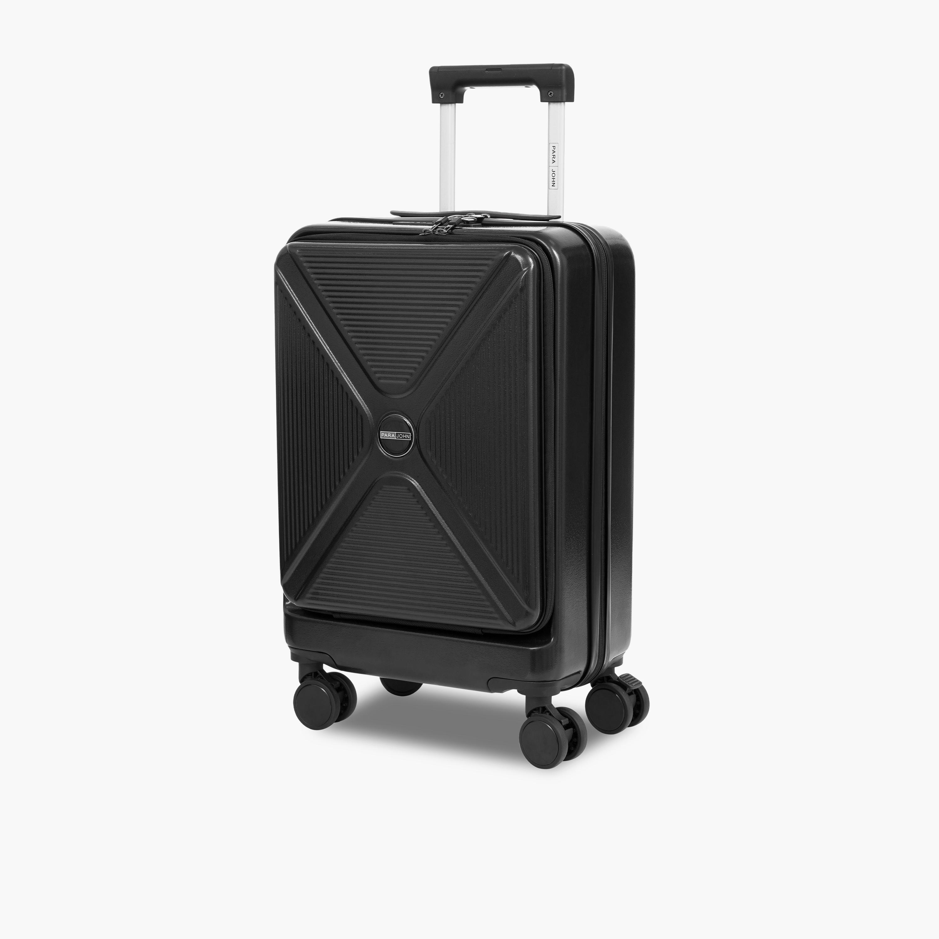 Para John 55 CM Small Cabin ABS Hard Sided 4-Wheeler Spinner Trolley Bag with Combination Lock-travel-luggagesandbags-luggage-image-1
