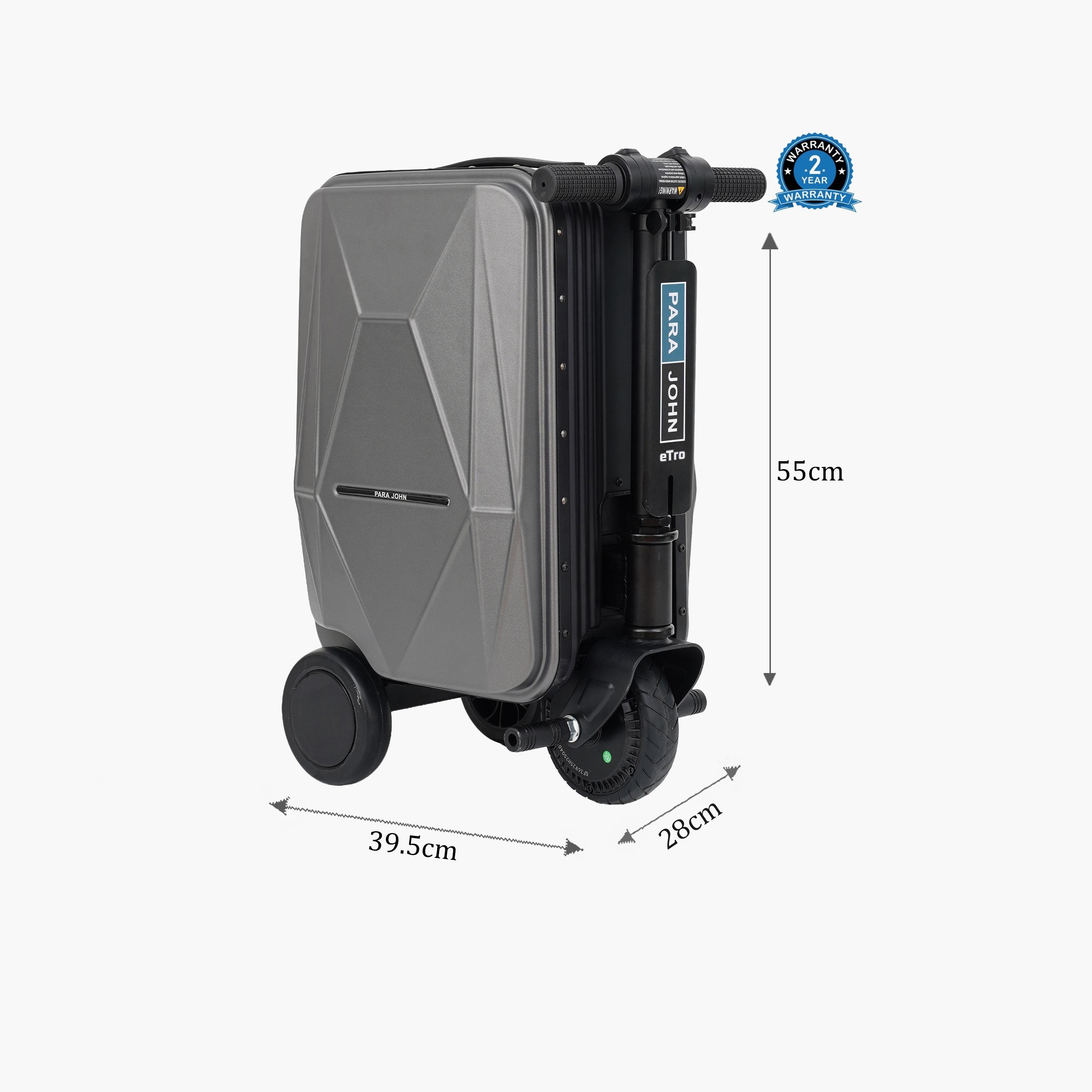 Para John Etro Motorized Rideable Luggage Scooter, Cabin Size 20 inches-travel-luggagesandbags-luggage-image-2