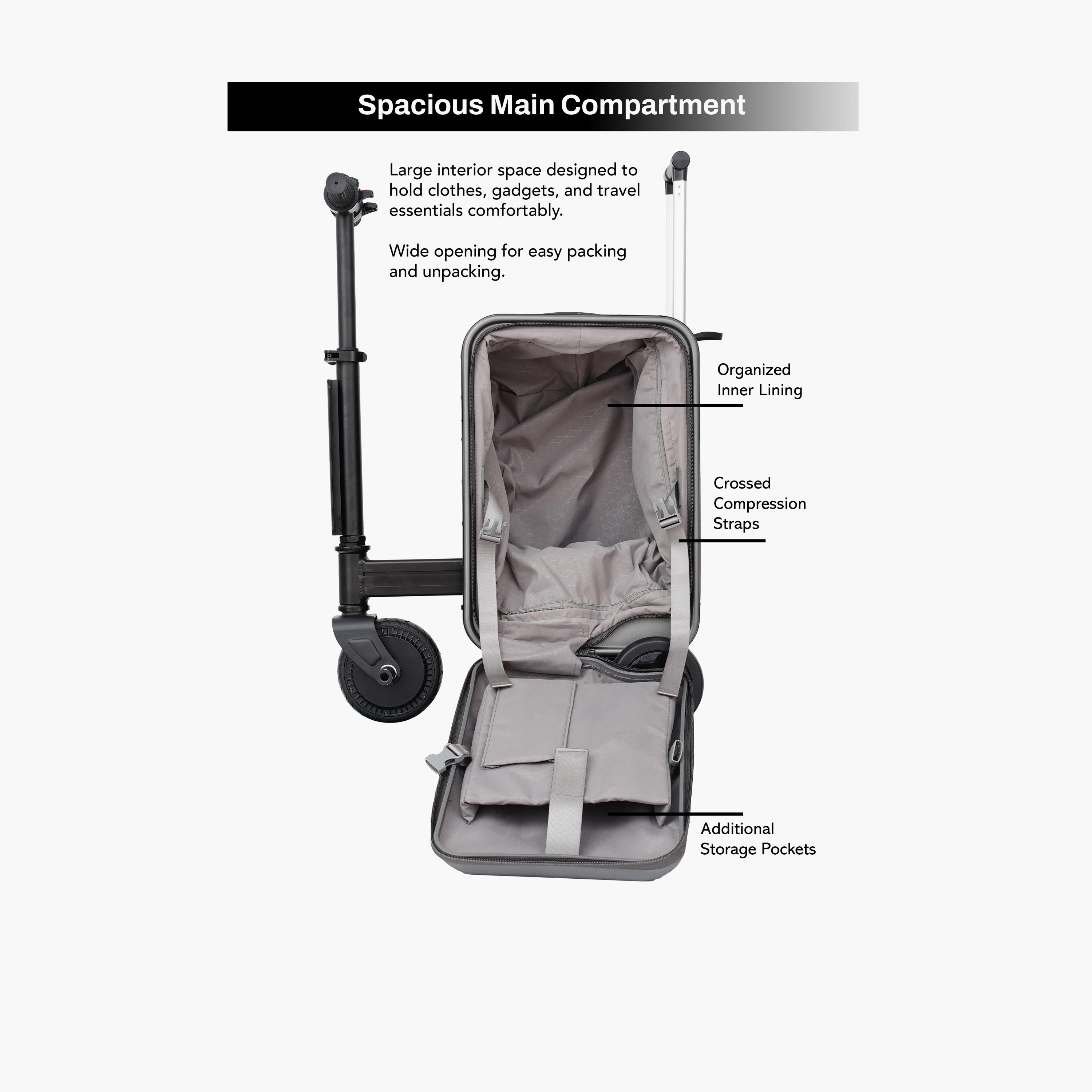 Para John Etro Motorized Rideable Luggage Scooter, Cabin Size 20 inches-travel-luggagesandbags-luggage-image-4
