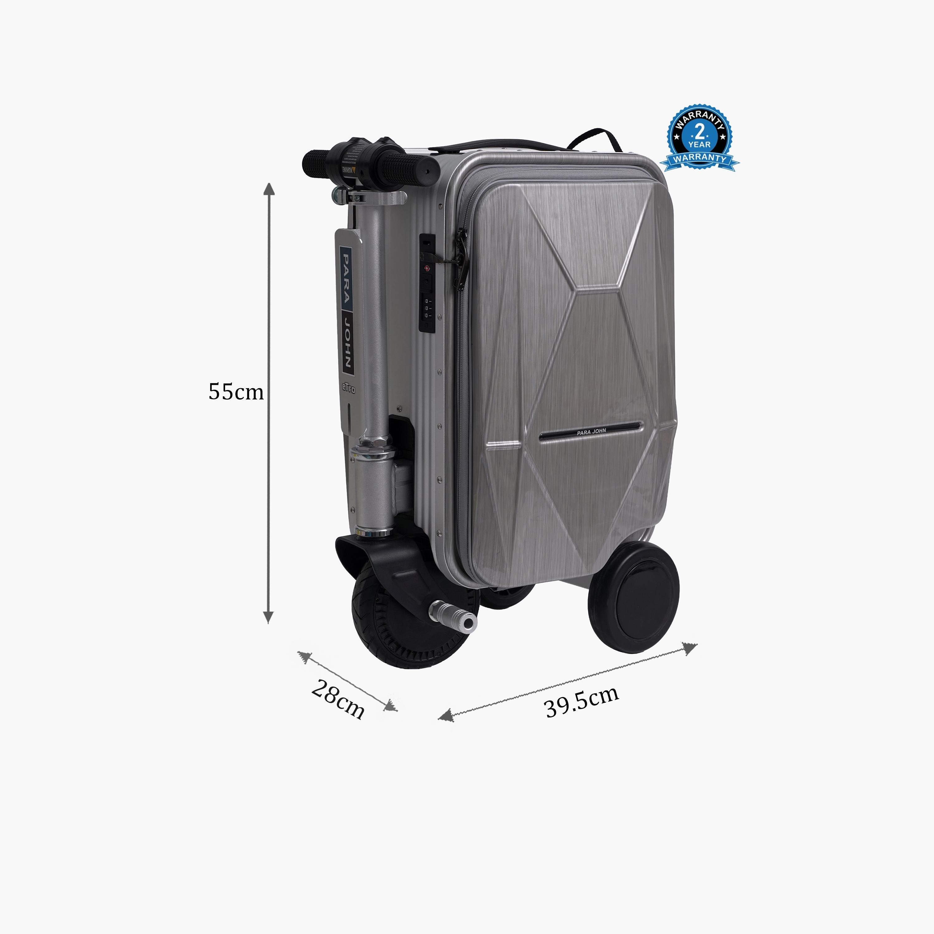 Para John Etro Motorized Rideable Luggage Scooter, Cabin Size 20 inches-travel-luggagesandbags-luggage-image-2