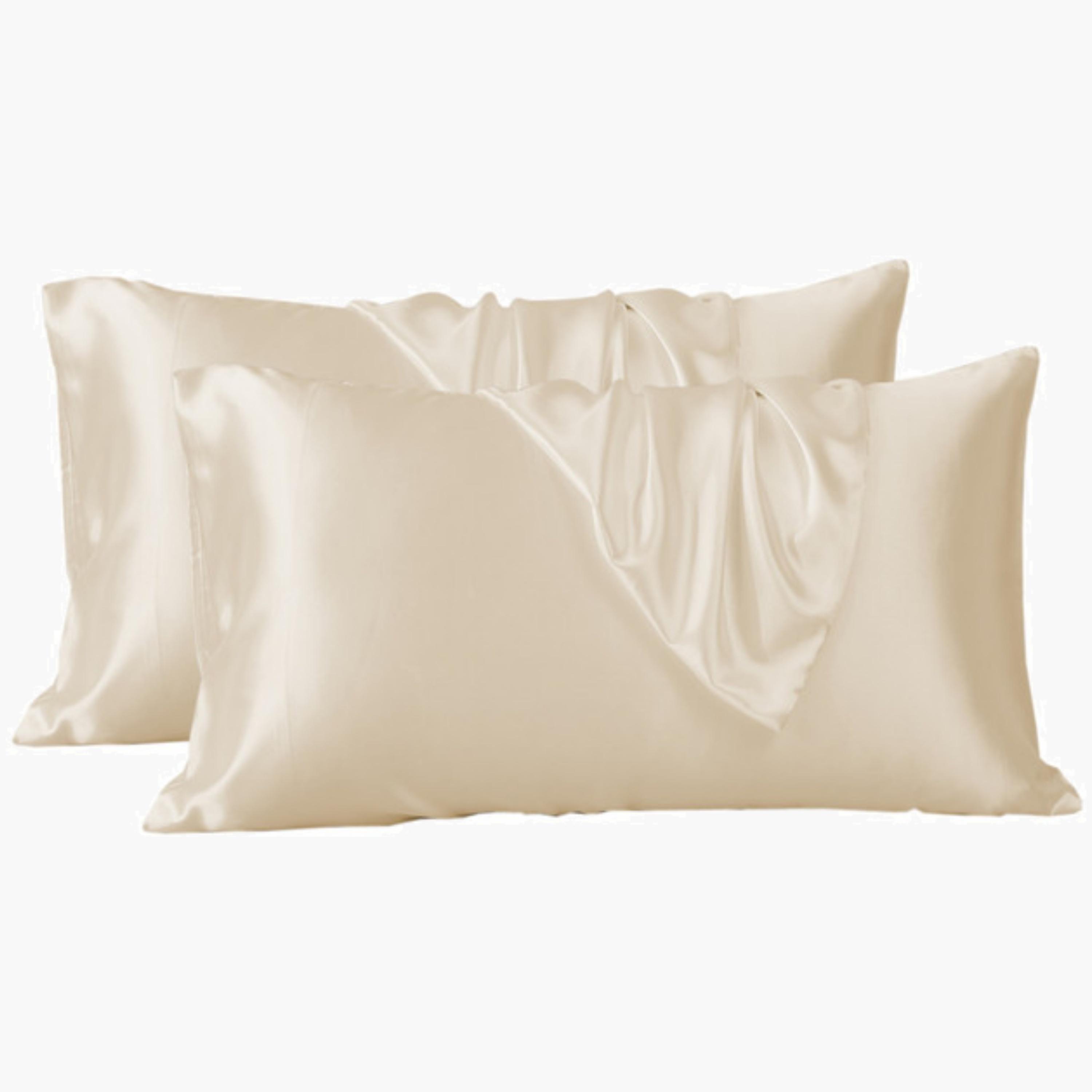 Satin Pillowcases Two Pack 50x75 cm-household-bedding-sheetsandpillowcases-pillowcases-image-1