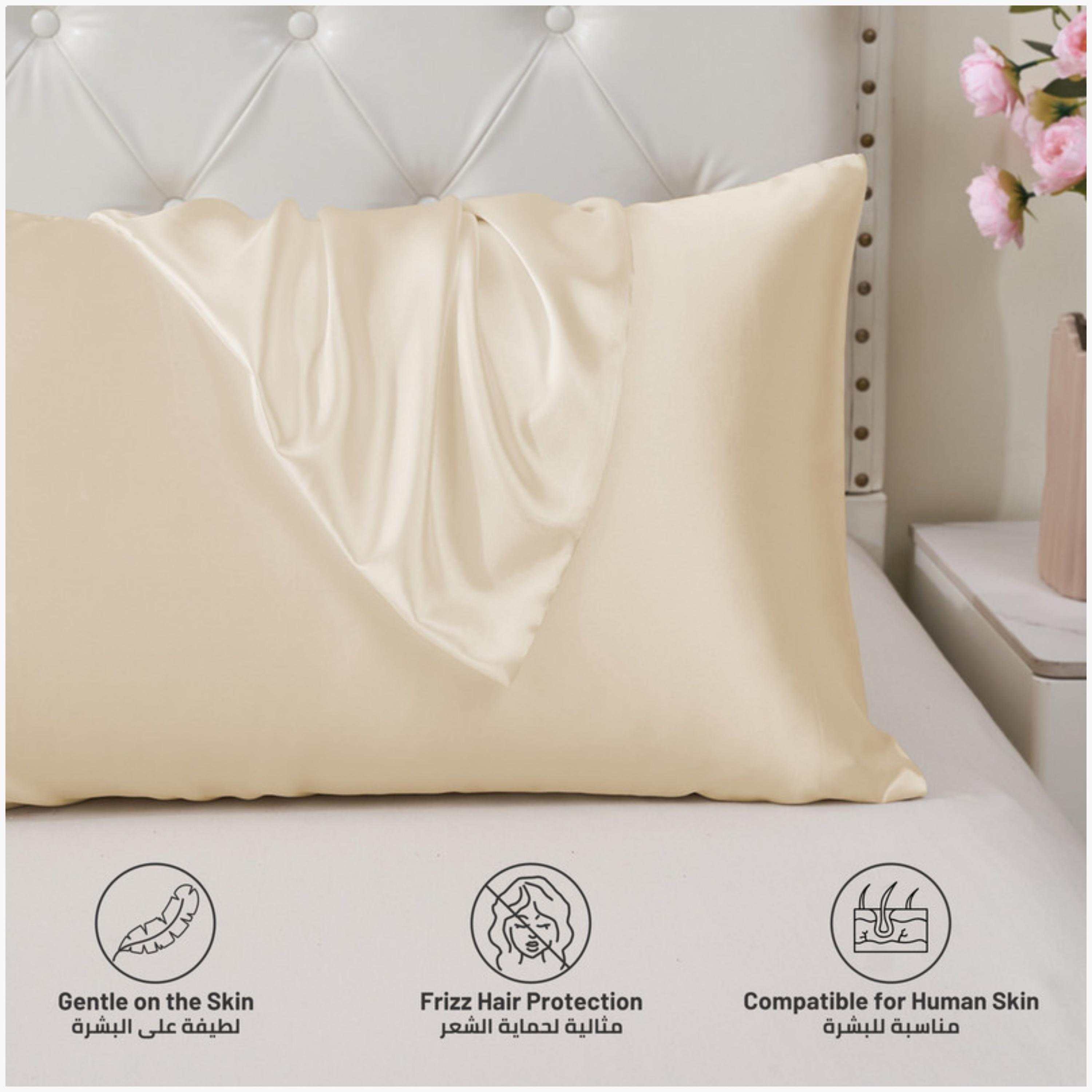 Satin Pillowcases Two Pack 50x75 cm-household-bedding-sheetsandpillowcases-pillowcases-image-4